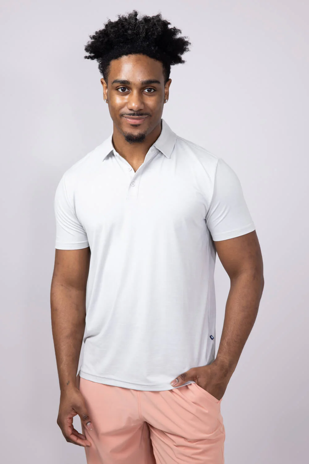 Vintage Summer Jersey Performance Polo Shirt for Men - Image 3
