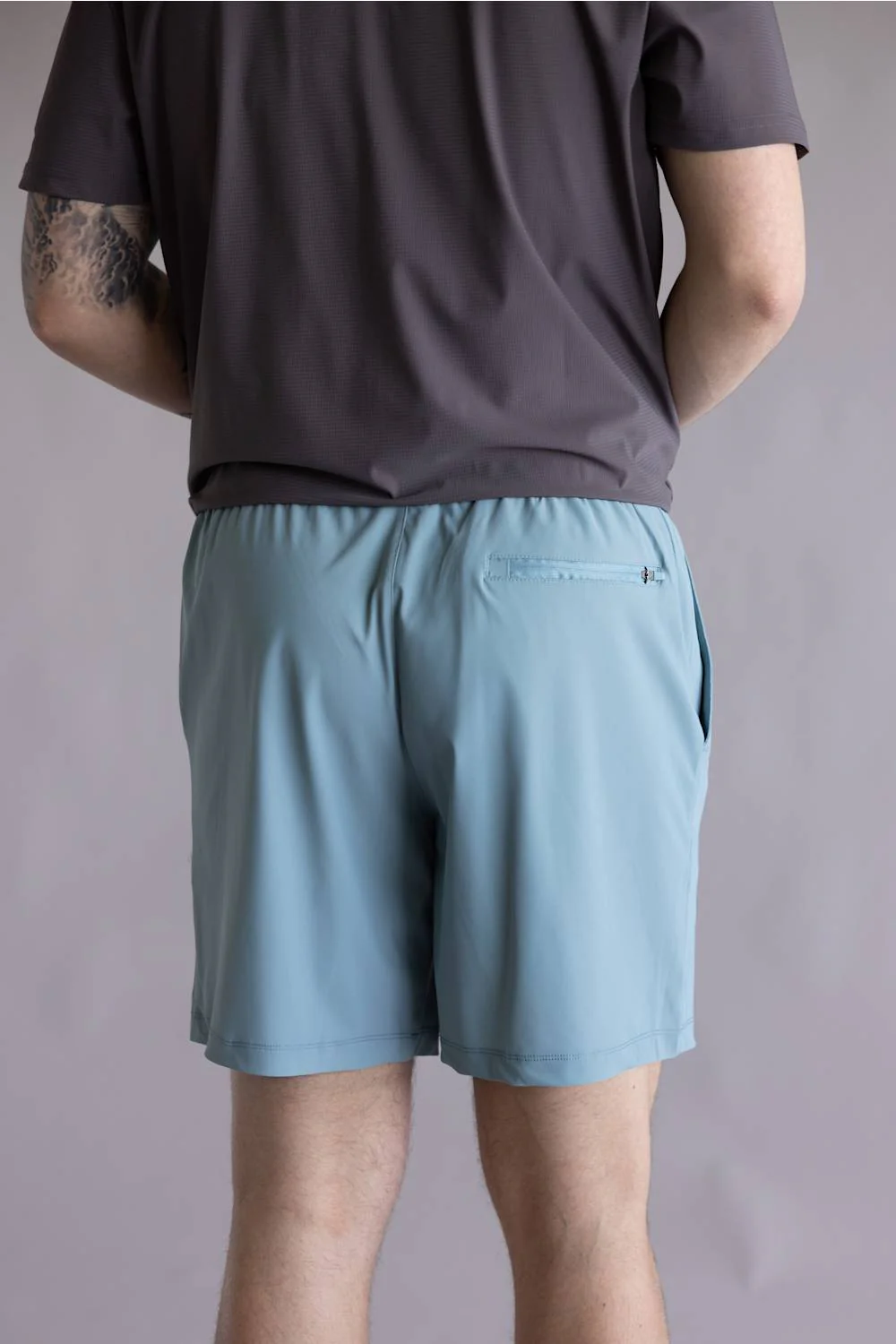 Warp Agility Athletic Shorts for Men in Smoke Blue | HM36892-M03-SMOKE BLUE - Image 3
