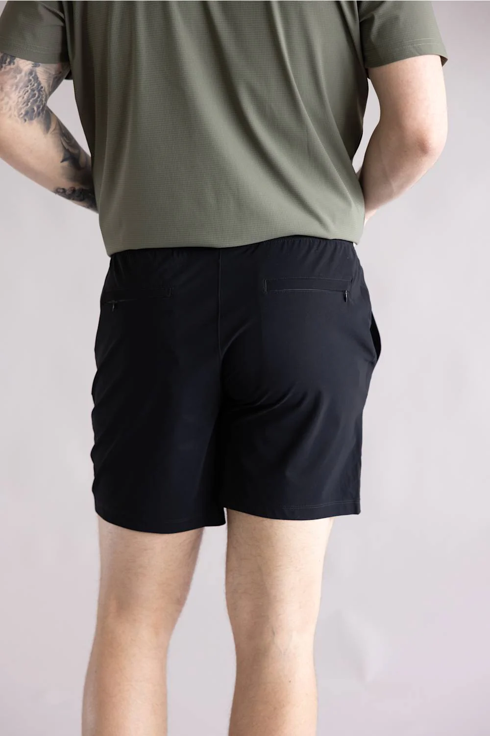 Warp Vortex Athletic Shorts for Men in Black | SHM34171-M03-BLACK - Image 3