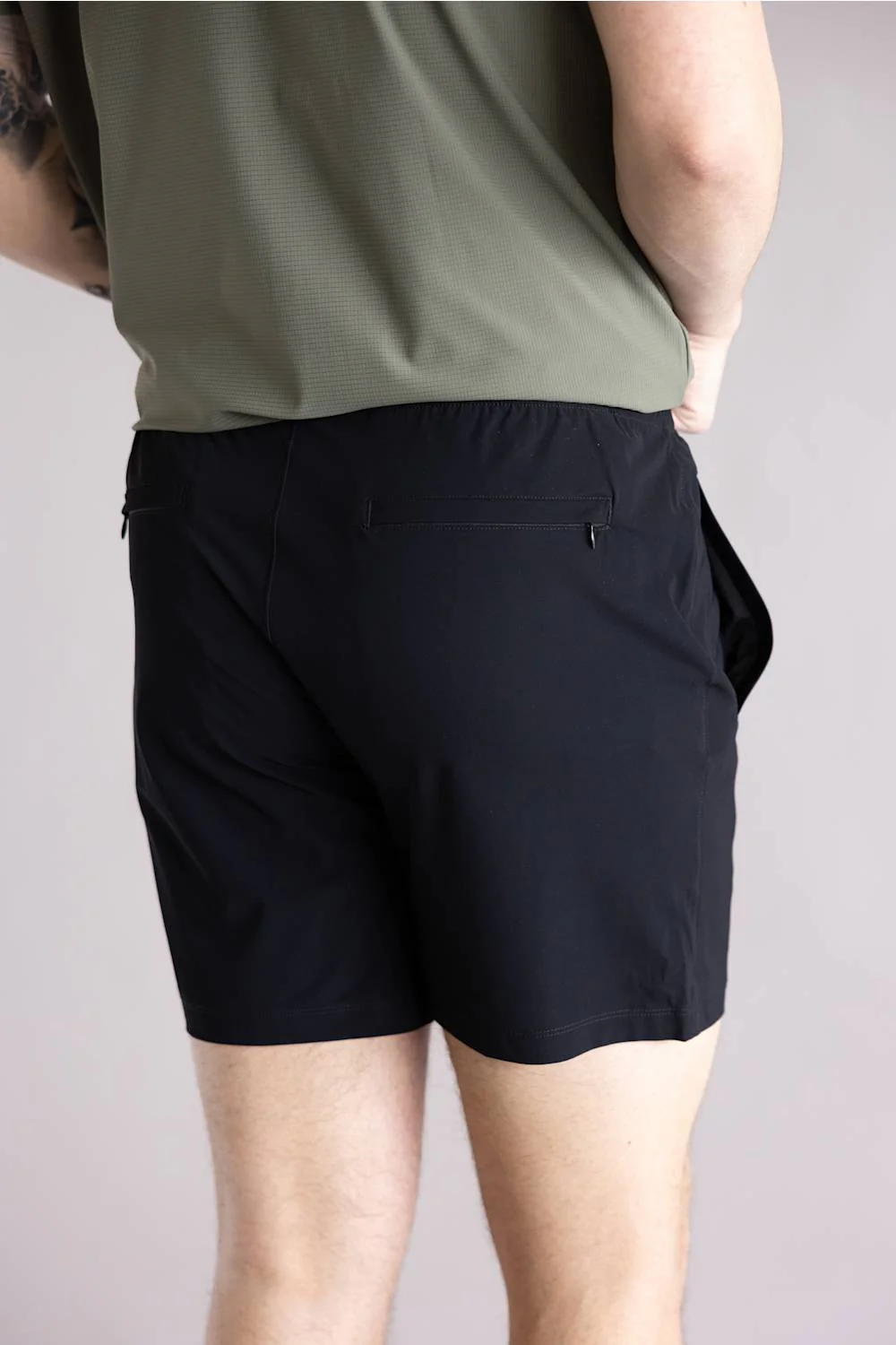 Warp Vortex Athletic Shorts for Men in Black | SHM34171-M03-BLACK - Image 4