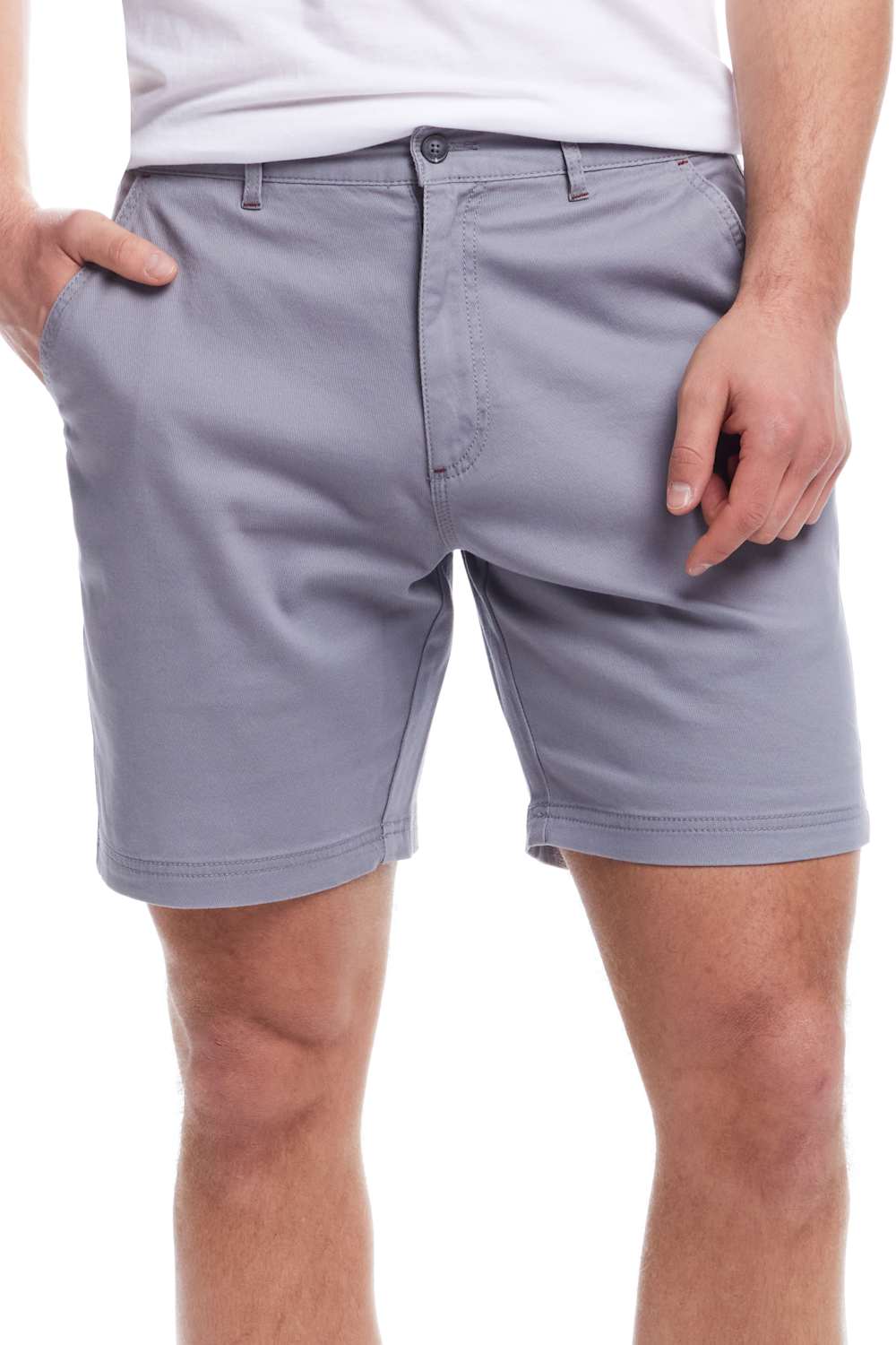 Weatherproof Vintage 8 Twill Shorts for Men in Sharkskin | S2670635GK-SHARKSKIN - Image 2