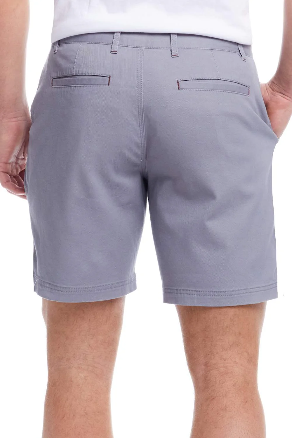 Weatherproof Vintage 8 Twill Shorts for Men in Sharkskin | S2670635GK-SHARKSKIN - Image 3