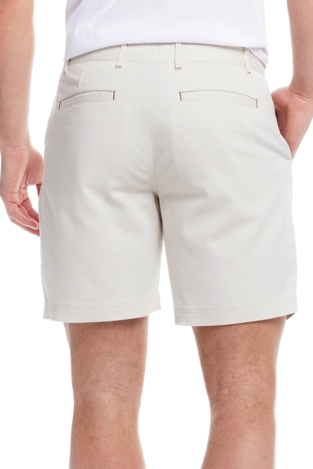 Weatherproof Vintage 8 Twill Shorts for Men in Stone | S2670635GK-STONE - Image 3