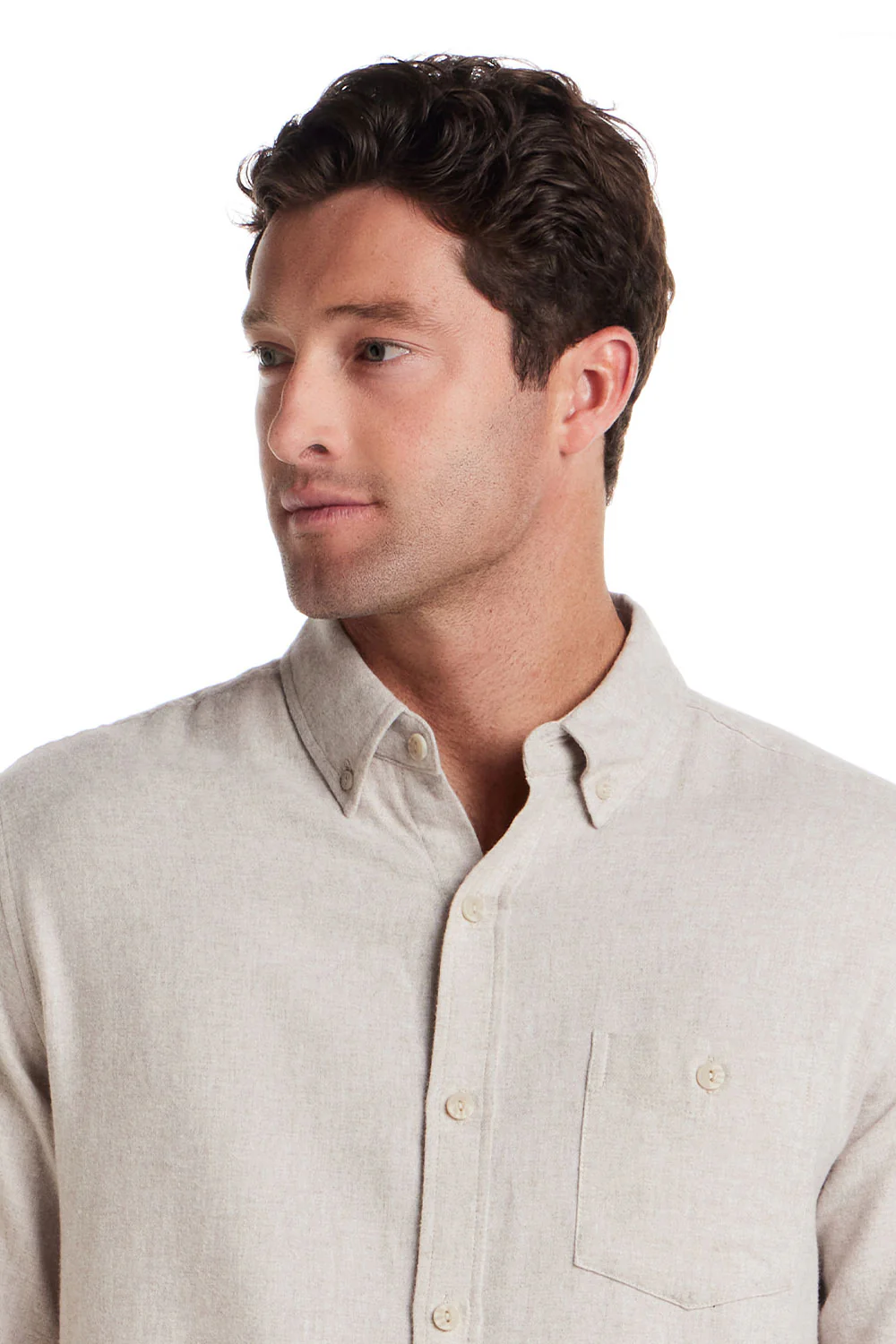 Weatherproof Vintage Antique Heather Flannel Shirt for Men in Natural | F2585940GK-NAT - Image 3