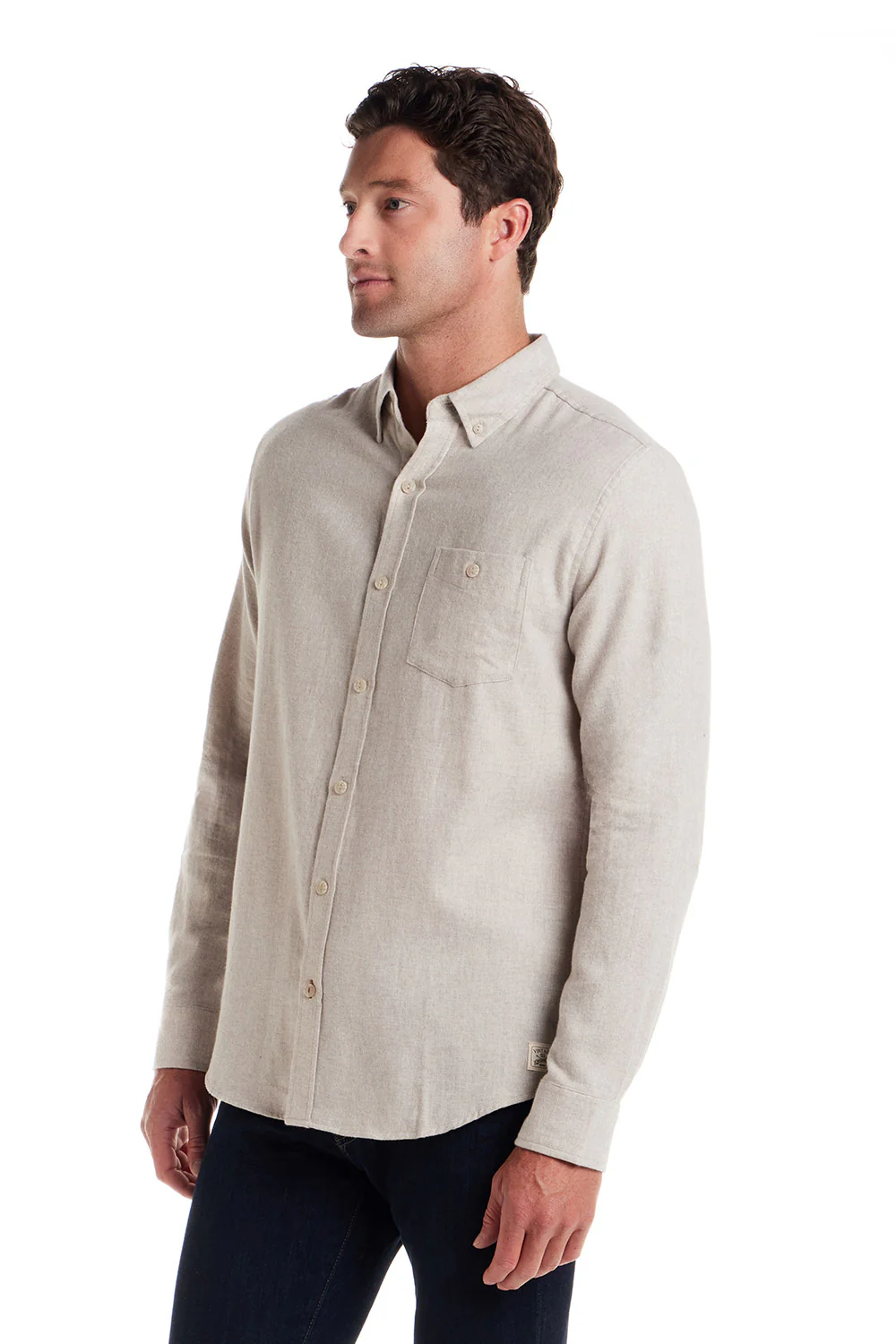 Weatherproof Vintage Antique Heather Flannel Shirt for Men in Natural | F2585940GK-NAT - Image 4