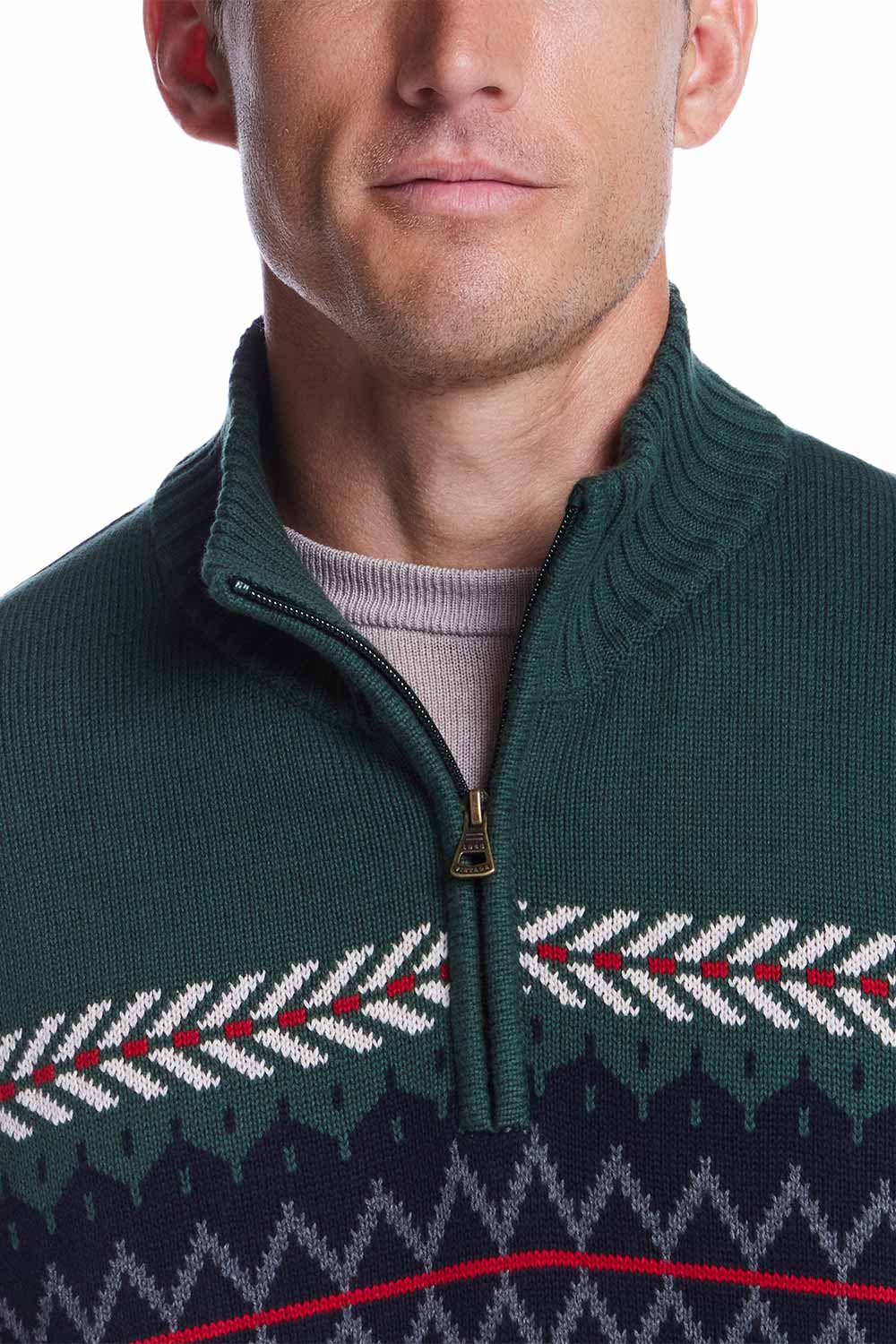 Weatherproof Vintage Bold Yoke Quarter Zip for Men in Mountain View | F2540571GK-MOUNTAINVIEW - Image 3