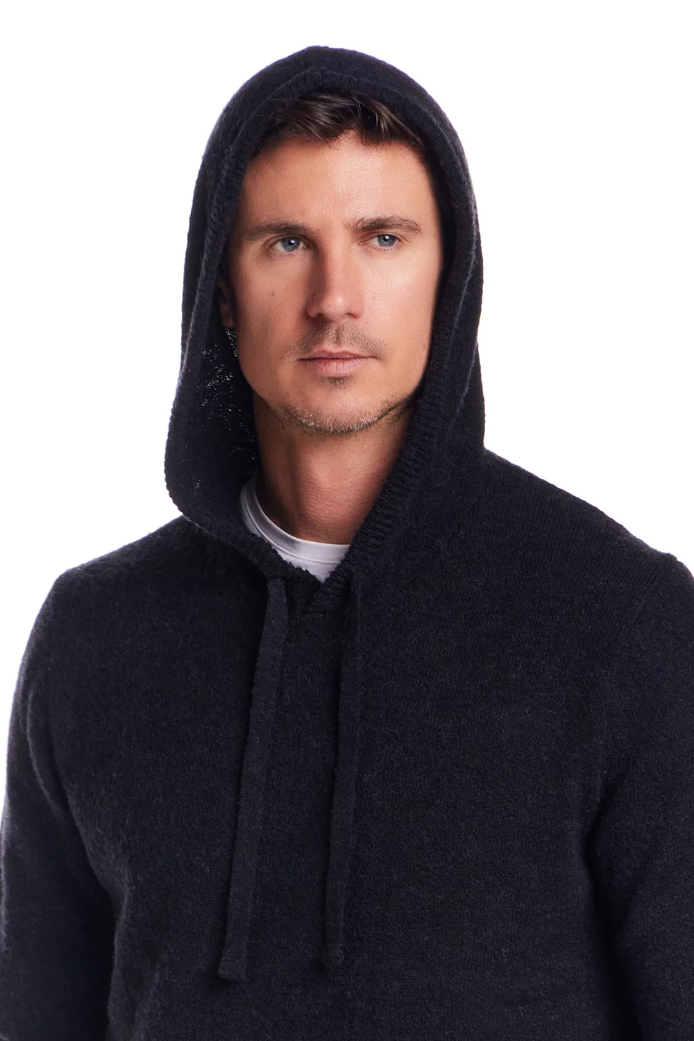 Weatherproof Vintage Boucle Hoodie Sweater for Men in Black | F2540618GK-BLACK - Image 3