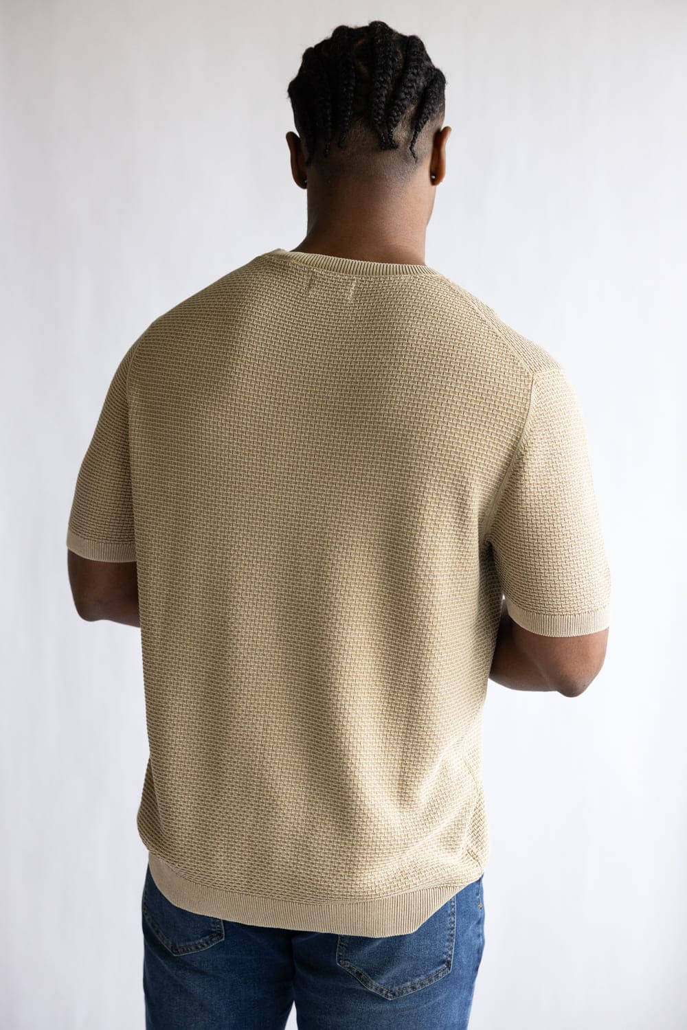 Weatherproof Vintage Brick Crew Shirt for Men in Kelp | S2640815GK-KELP - Image 3