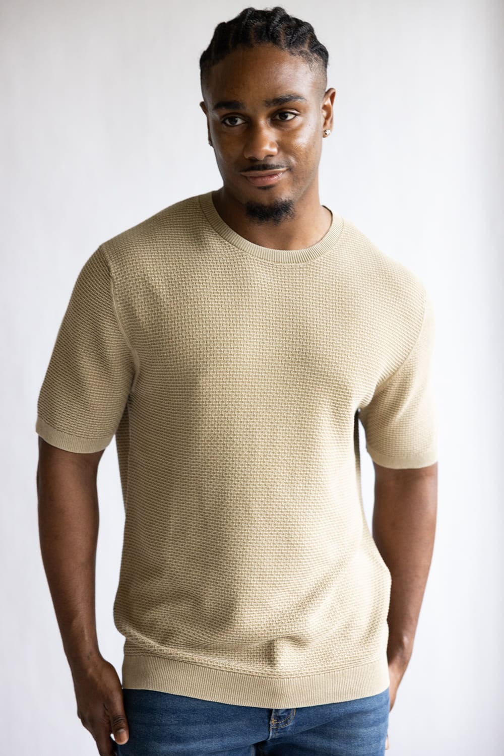 Weatherproof Vintage Brick Crew Shirt for Men in Kelp | S2640815GK-KELP - Image 4