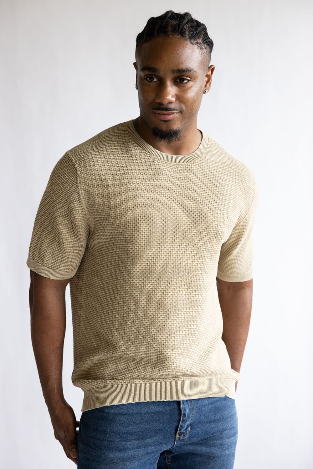 Weatherproof Vintage Brick Crew Shirt for Men in Kelp | S2640815GK-KELP - Image 5