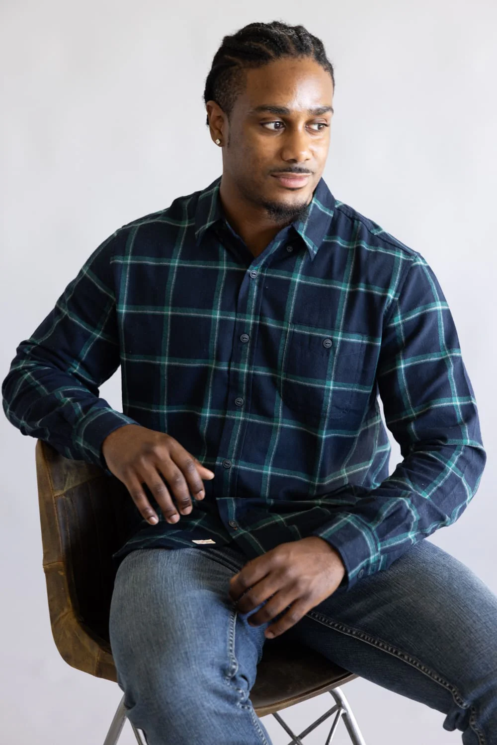 Weatherproof Vintage Brushed Flannel Shirt for Men - Image 2