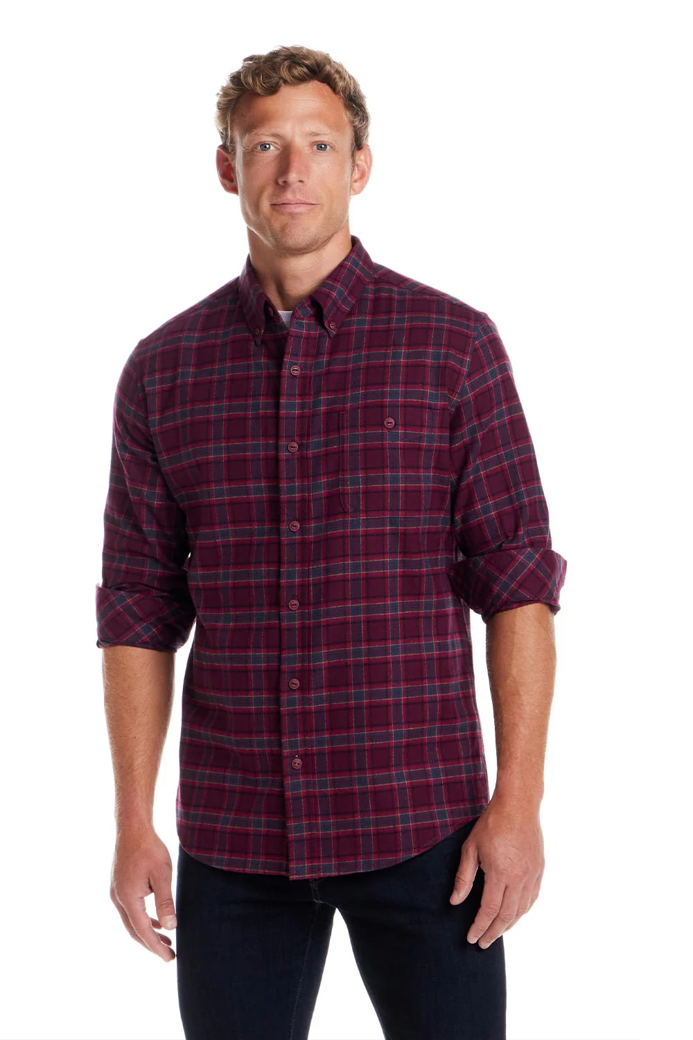 Weatherproof Vintage Brushed Flannel Shirt for Men - Image 3