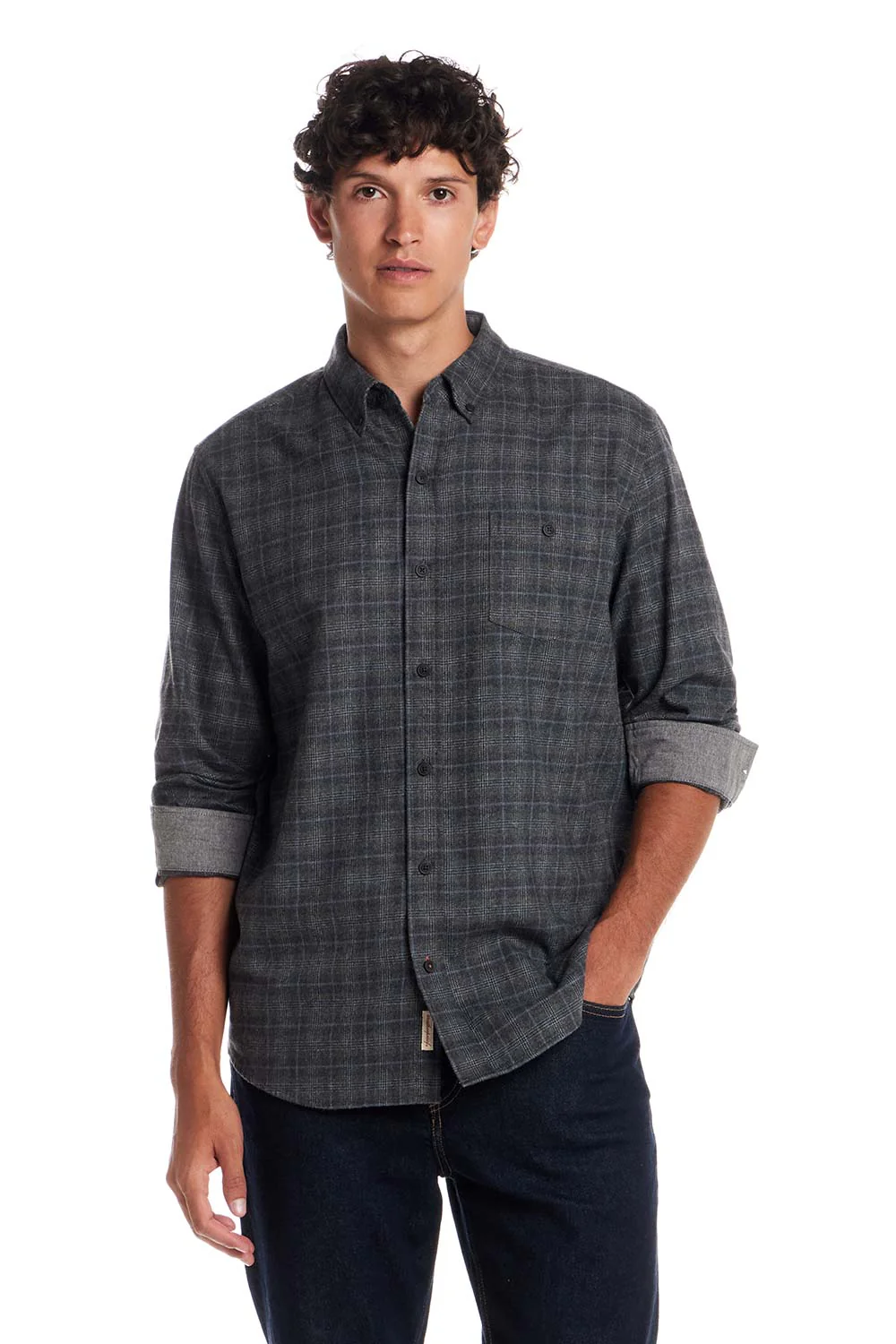 Weatherproof Vintage Brushed Flannel Shirt for Men - Image 3