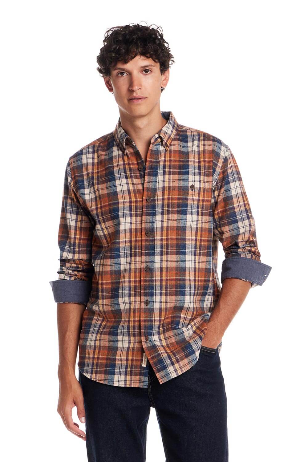 Weatherproof Vintage Brushed Flannel Shirt for Men - Image 5
