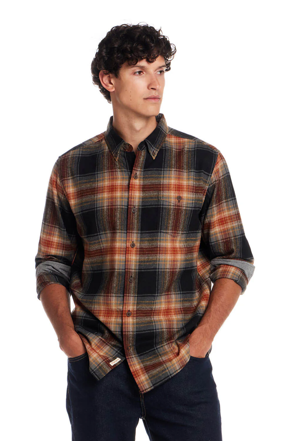 Weatherproof Vintage Brushed Flannel Shirt for Men - Image 8