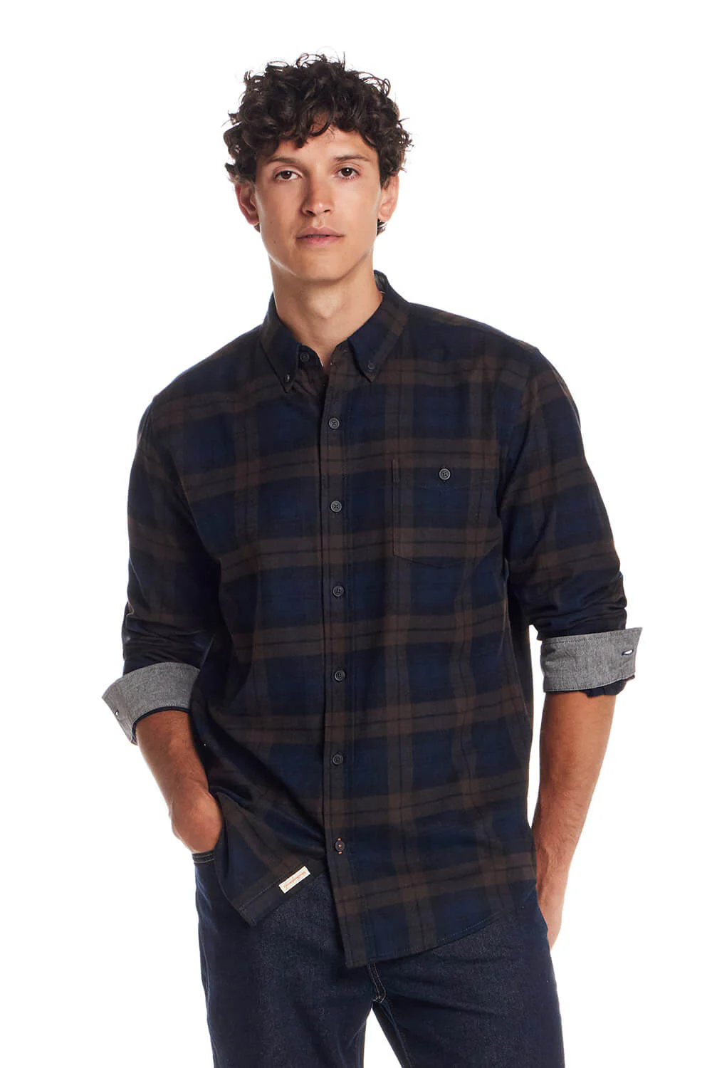 Weatherproof Vintage Brushed Flannel Shirt for Men - Image 9