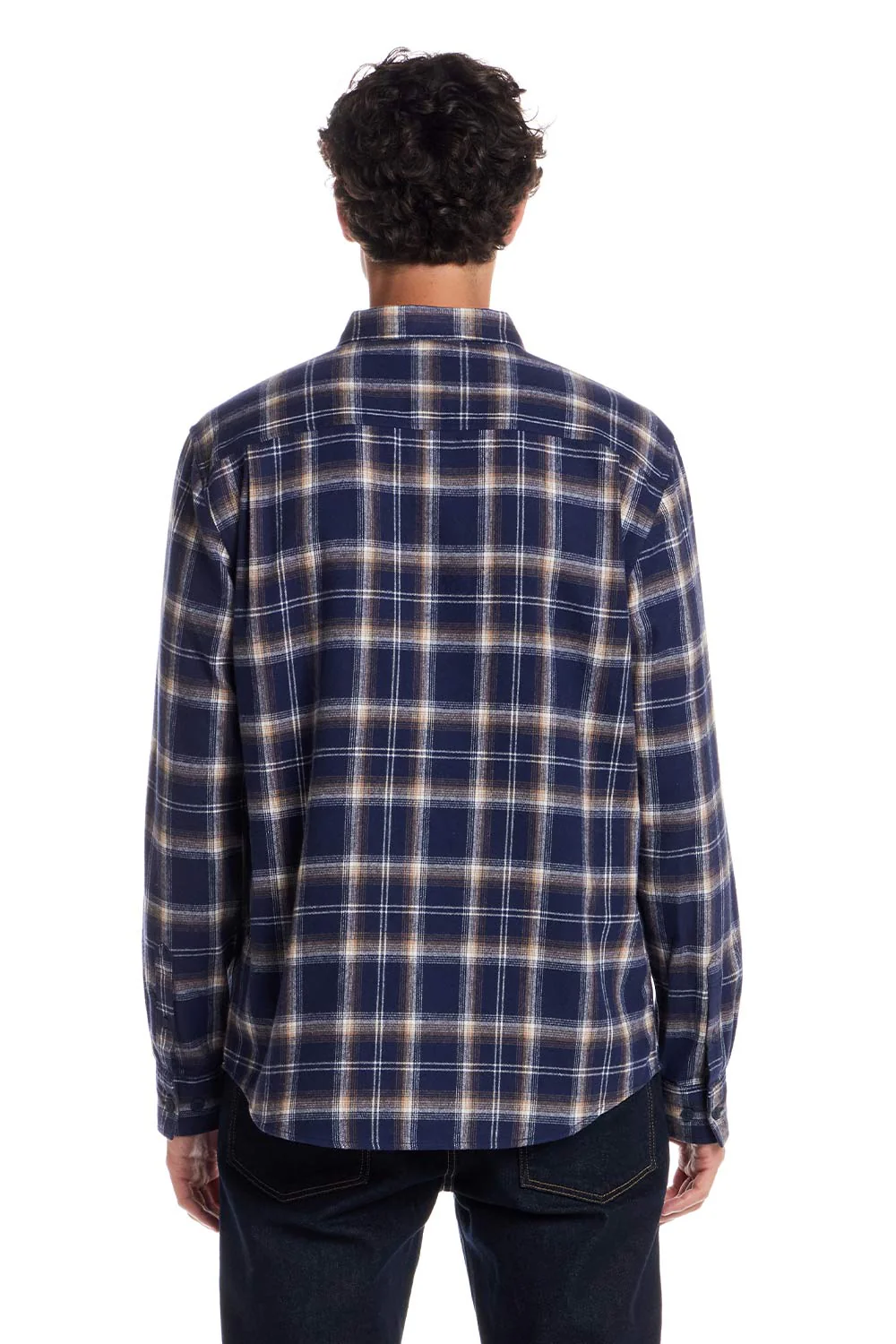 Weatherproof Vintage Brushed Flannel Shirt for Men in Ocean Cavern | F2585572GK-OCEANTAVERN - Image 2
