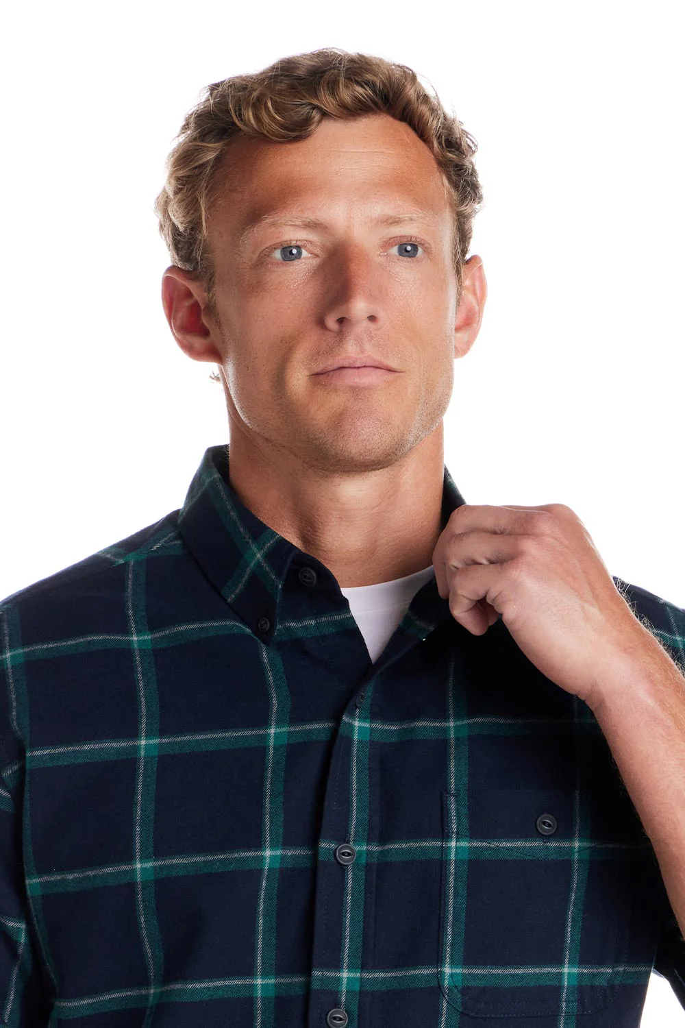 Weatherproof Vintage Brushed Flannel Shirt for Men in True Navy | F2585217GK-TRUENAVY - Image 4