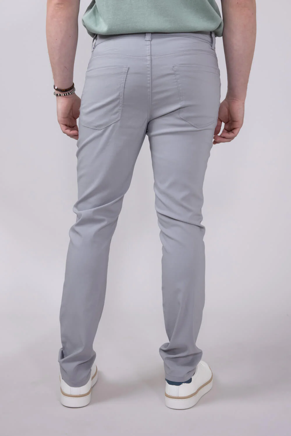Weatherproof Vintage Faille 5 Pocket Pants for Men in Fog Grey | W5S901-022-FOG - Image 2