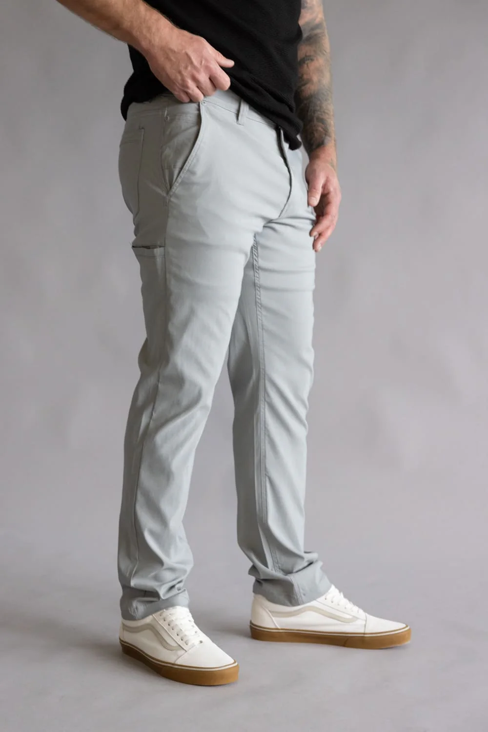 Weatherproof Vintage Faille Utility Pants for Men in Greyhound | W5S800-018GREYHOUND - Image 2