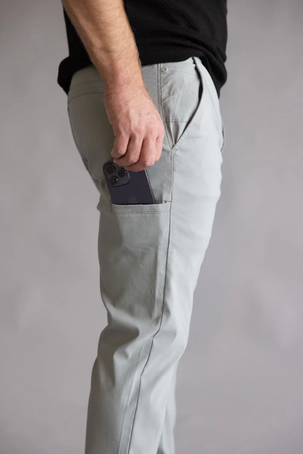 Weatherproof Vintage Faille Utility Pants for Men in Greyhound | W5S800-018GREYHOUND - Image 3