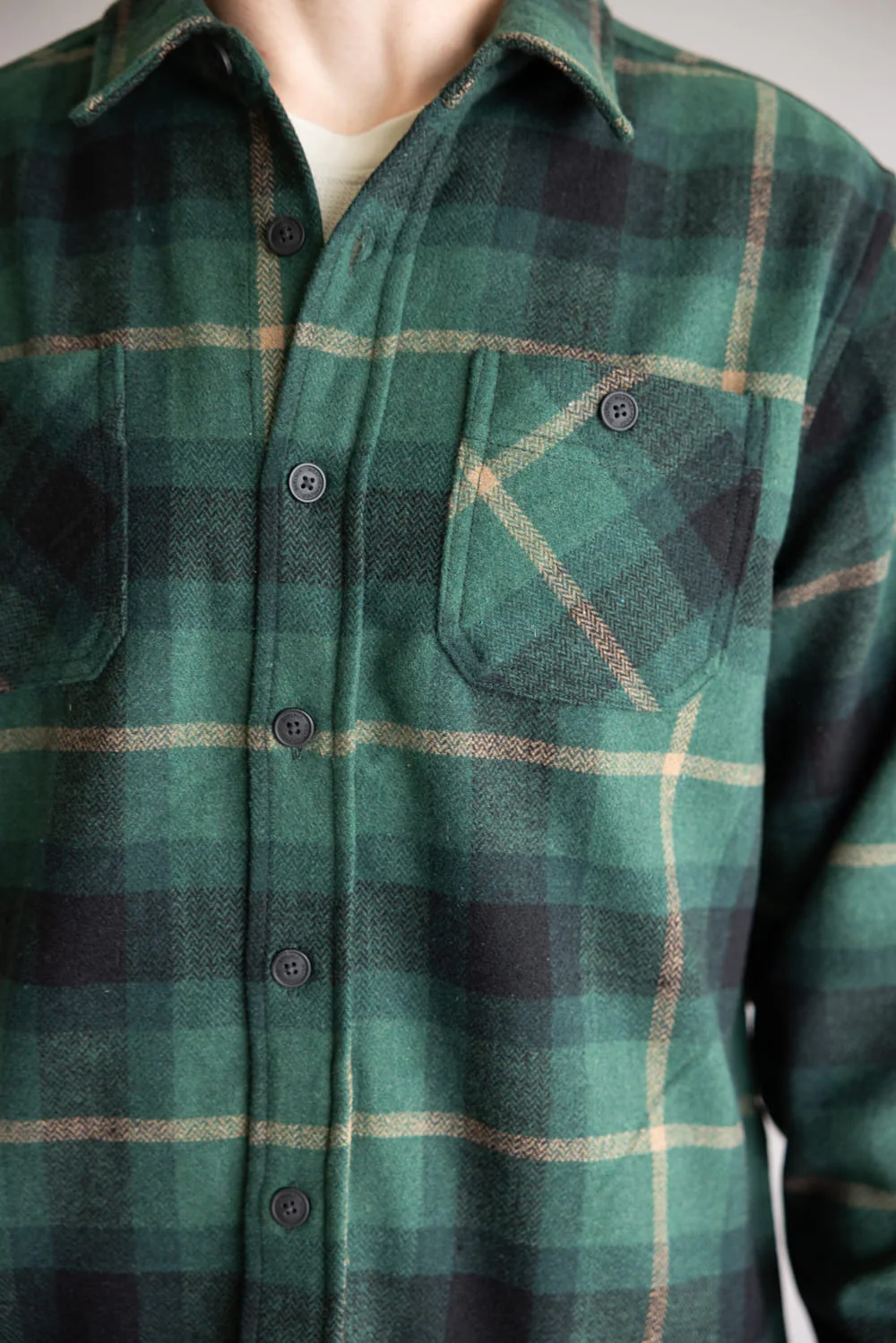 Weatherproof Vintage Faux Wool Unlined Shirt for Men in Green | F2588137GK-AMAZONGRN - Image 3