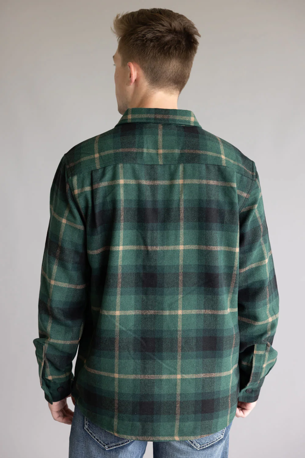 Weatherproof Vintage Faux Wool Unlined Shirt for Men in Green | F2588137GK-AMAZONGRN - Image 5