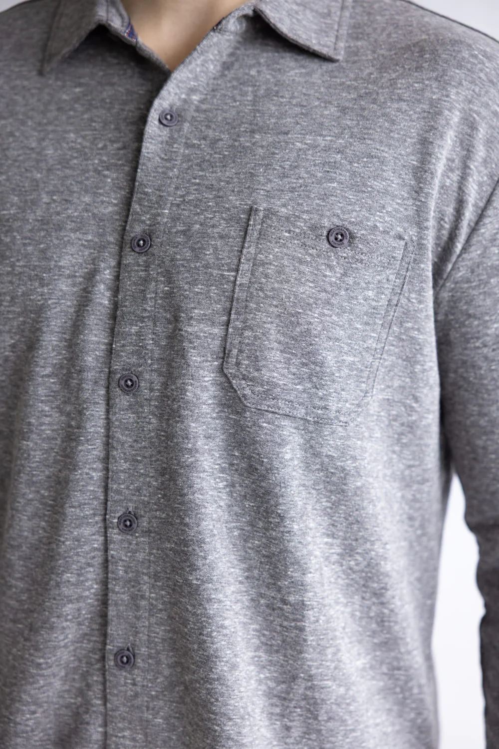 Weatherproof Vintage Full Front Button Shirt for Men in Moonless Night | F2521933GK-MOONLESSNIGHT - Image 4