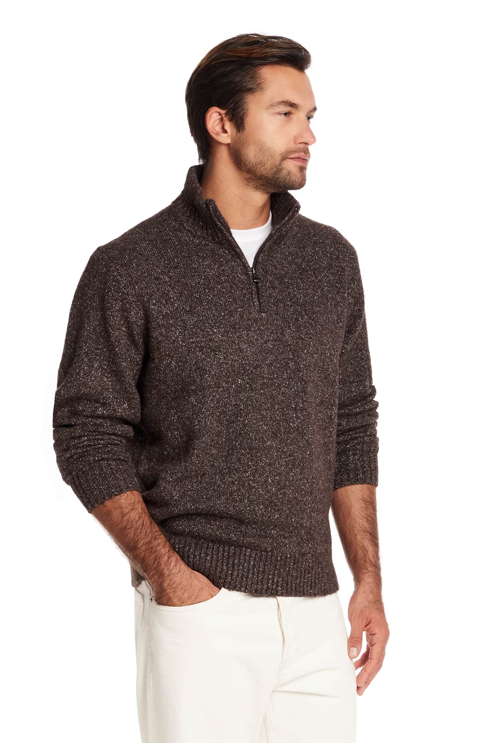 Weatherproof Vintage Fuzzy Quarter Zip for Men - Image 2