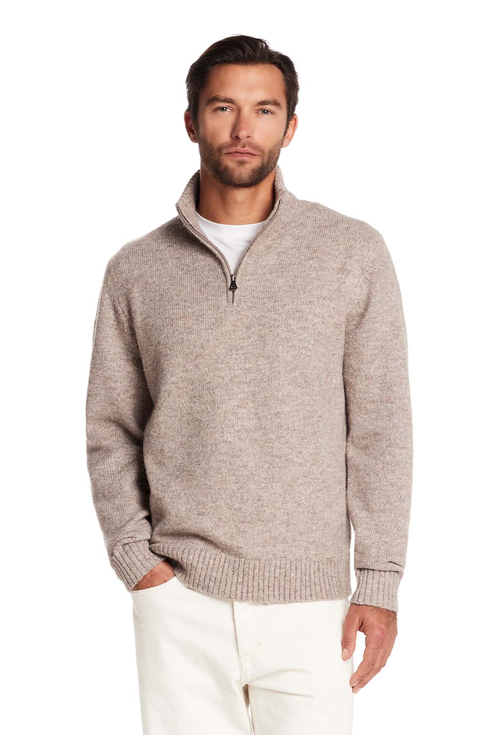 Weatherproof Vintage Fuzzy Quarter Zip for Men - Image 3
