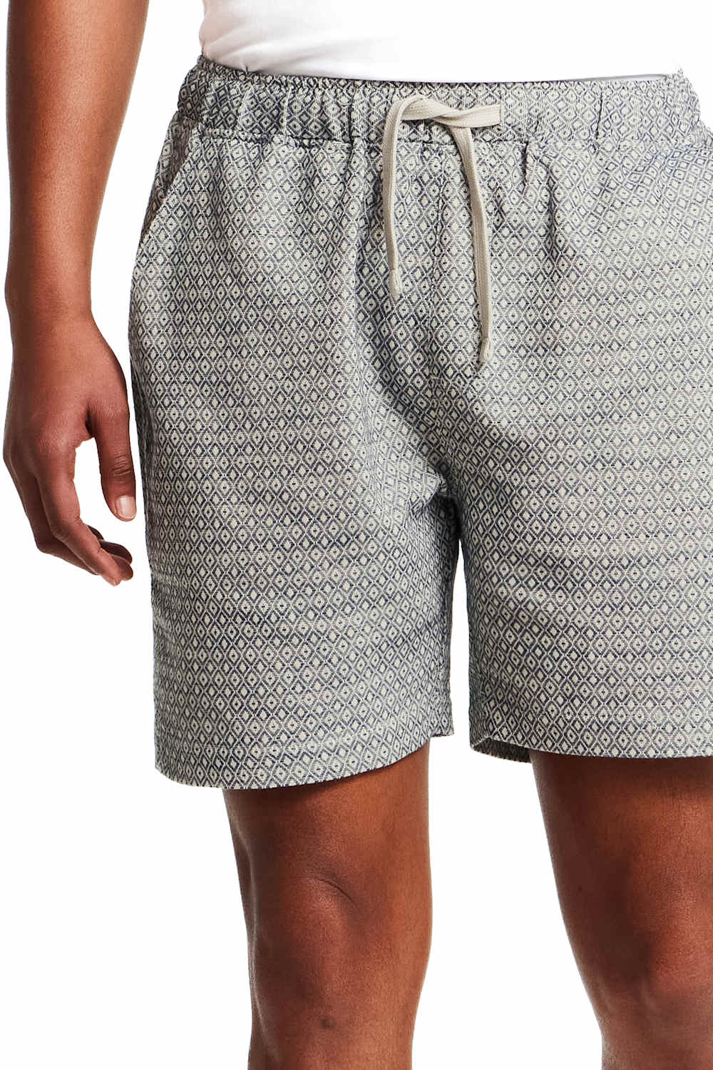 Weatherproof Vintage Jacquard Shorts for Men in Navy | S2621543GK-NAVYDIAMOND - Image 3