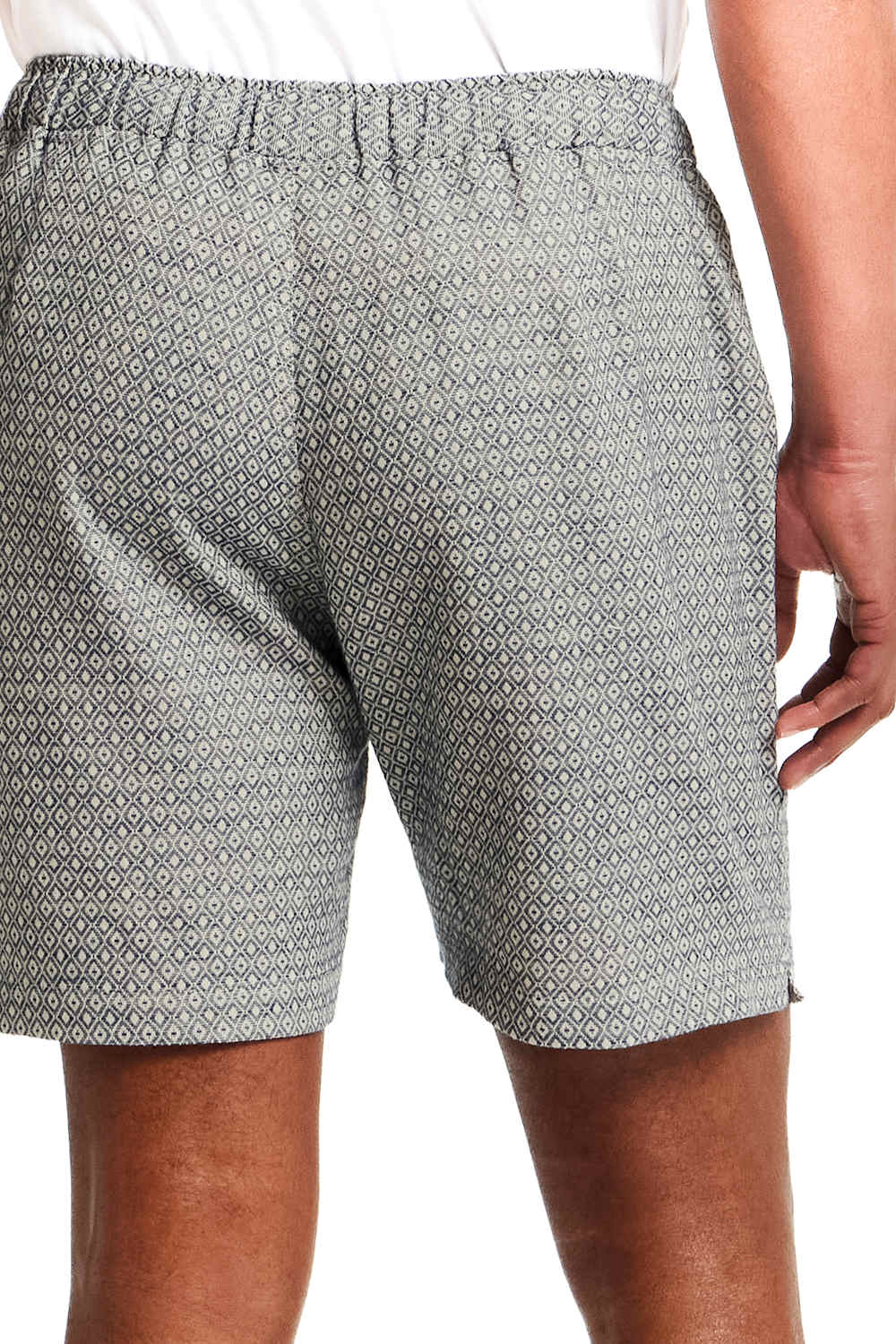 Weatherproof Vintage Jacquard Shorts for Men in Navy | S2621543GK-NAVYDIAMOND - Image 4