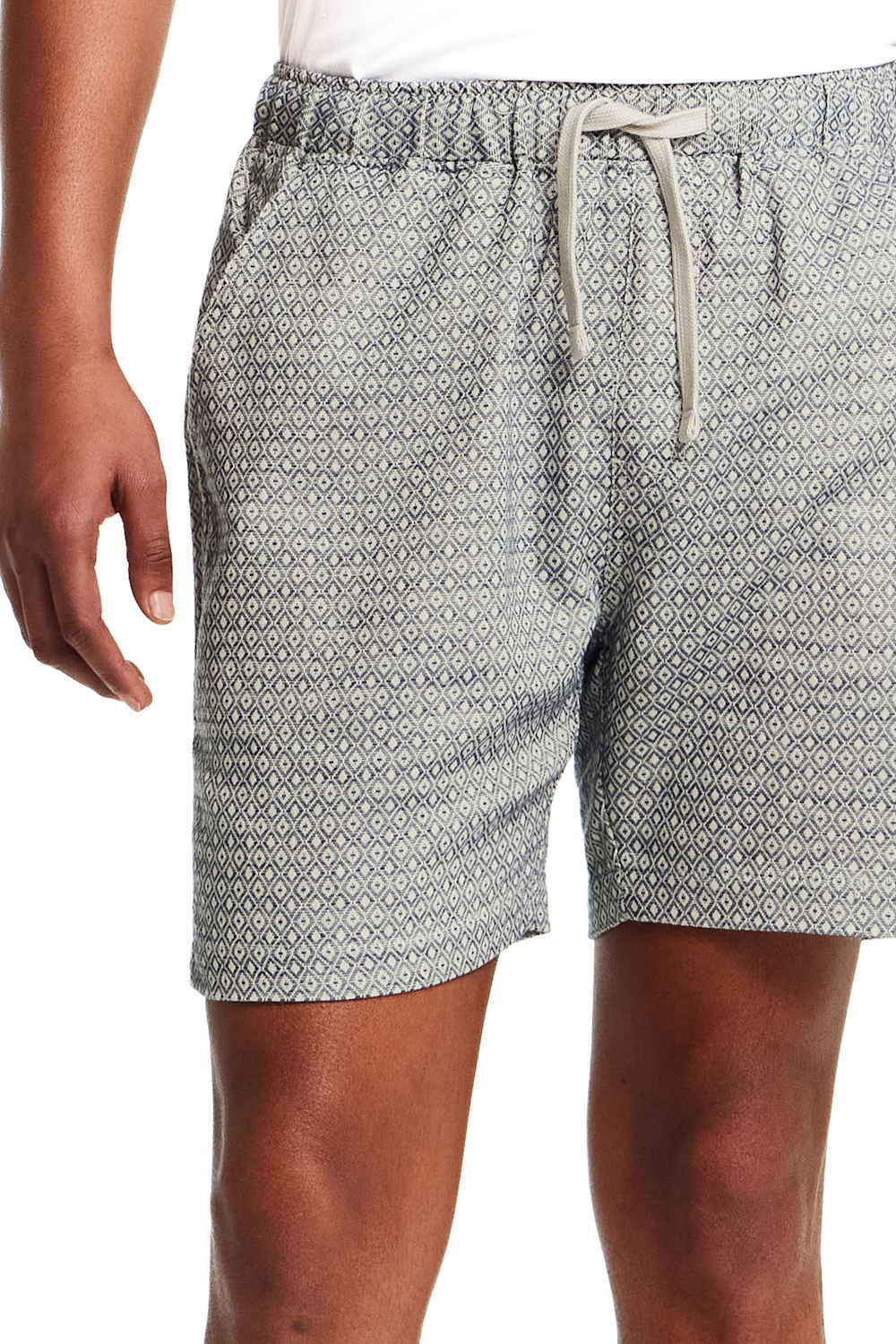 Weatherproof Vintage Jacquard Shorts for Men in Navy | S2621543GK-NAVYDIAMOND - Image 5