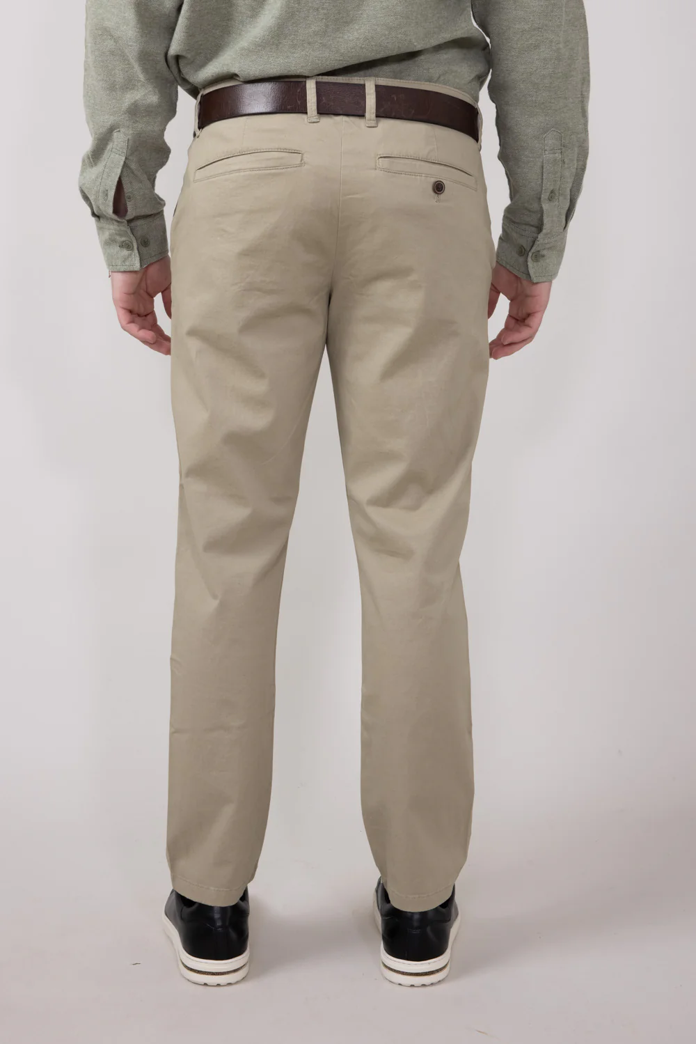 Weatherproof Vintage Leader Chino Pants for Men in Birch | W4S044-BIRCH - Image 4