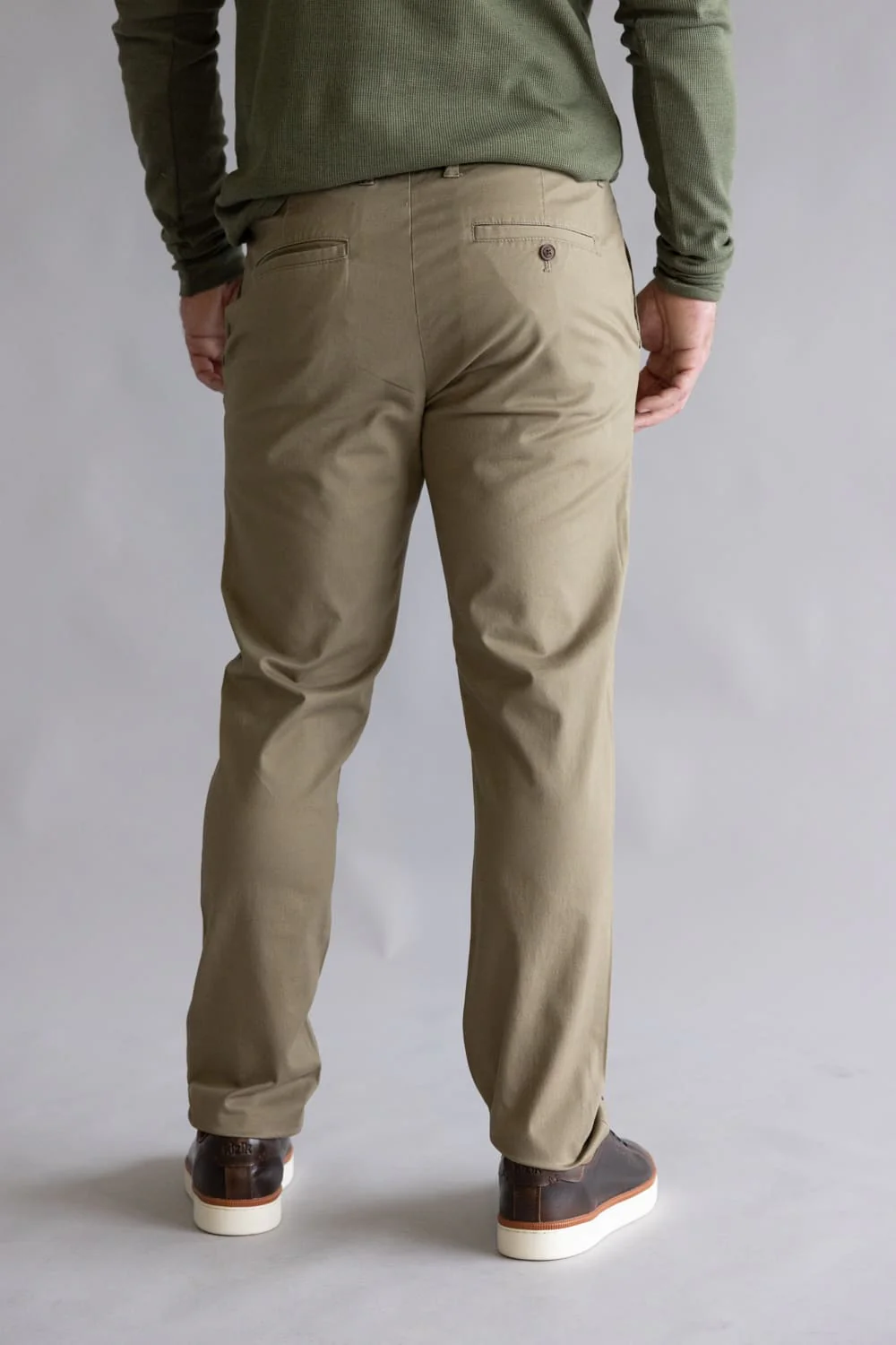 Weatherproof Vintage Leader Chino Pants for Men in Light Oak | W5S044-221LIGHTOAK - Image 3