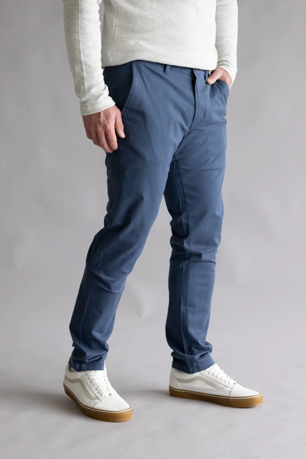 Weatherproof Vintage Leader Chino Pants for Men in Maritime Blue | W5S044-418MARITIMEBLUE - Image 2
