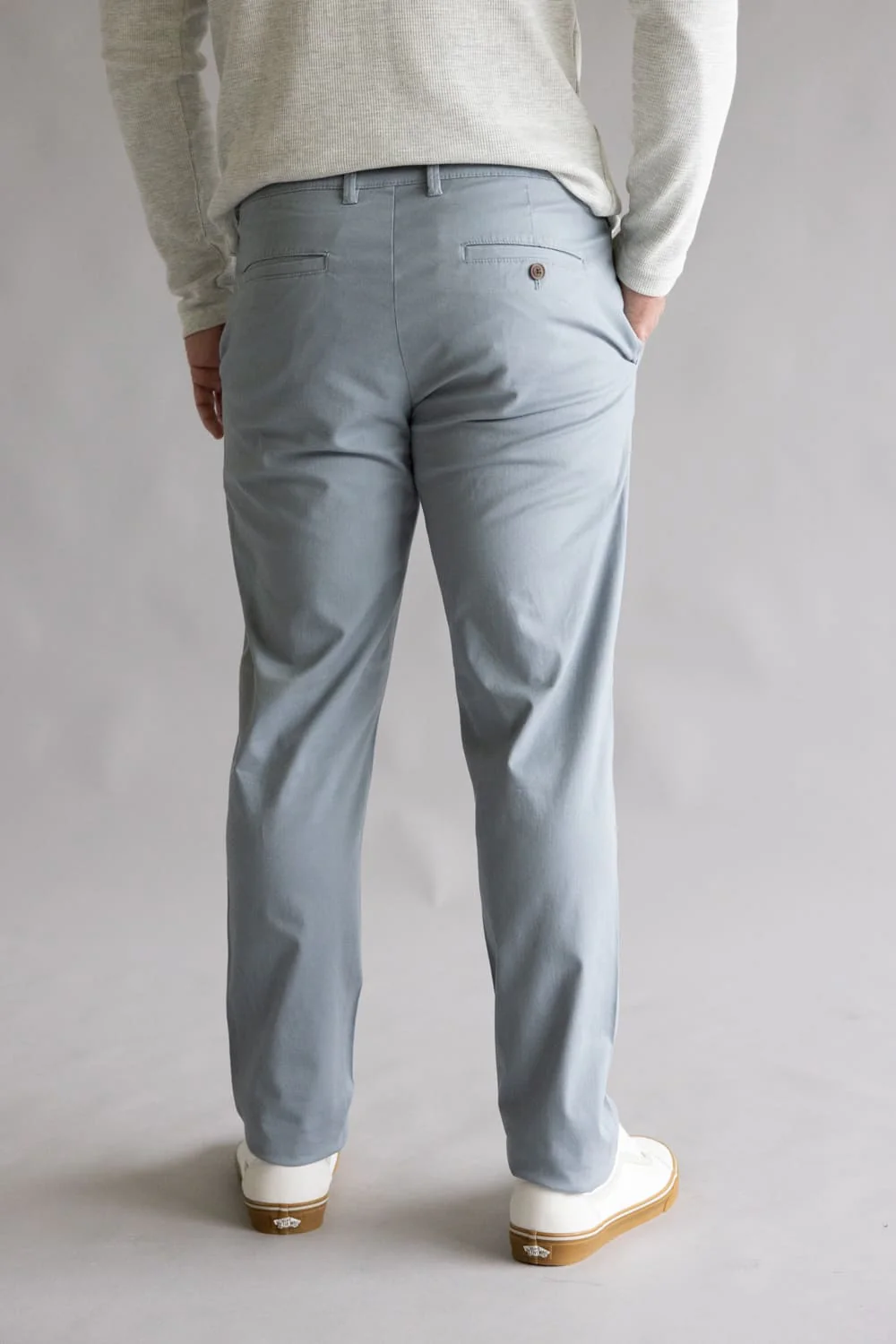 Weatherproof Vintage Leader Chino Pants for Men in Sea Wind | W5S044-415SEAWIND - Image 3