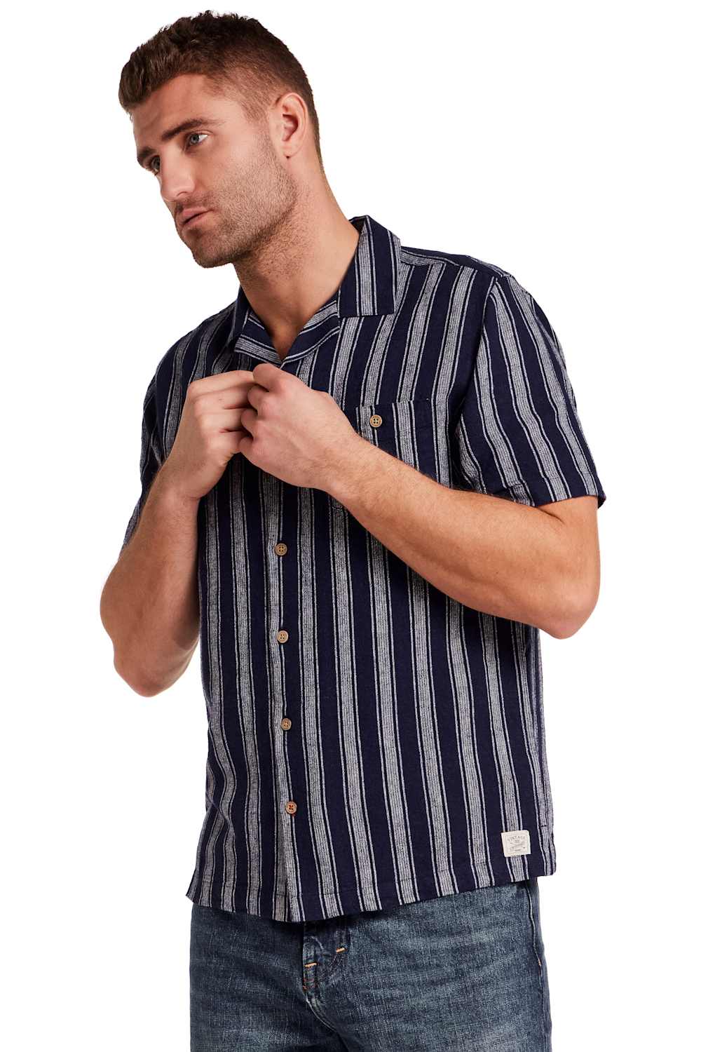 Weatherproof Vintage Linen Camp Shirt for Men - Image 2