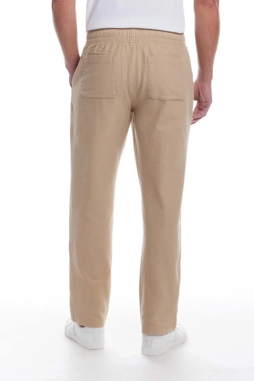 Weatherproof Vintage Linen Drawstring Pants for Men in White Pepper | S2621624GK-WHITEPEPPER - Image 3