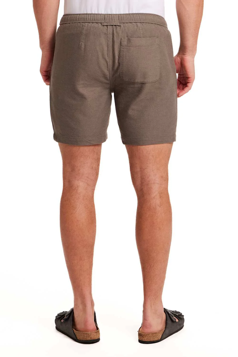 Weatherproof Vintage Linen Shorts for Men in Olive | S2622079GK-OLIVE - Image 2