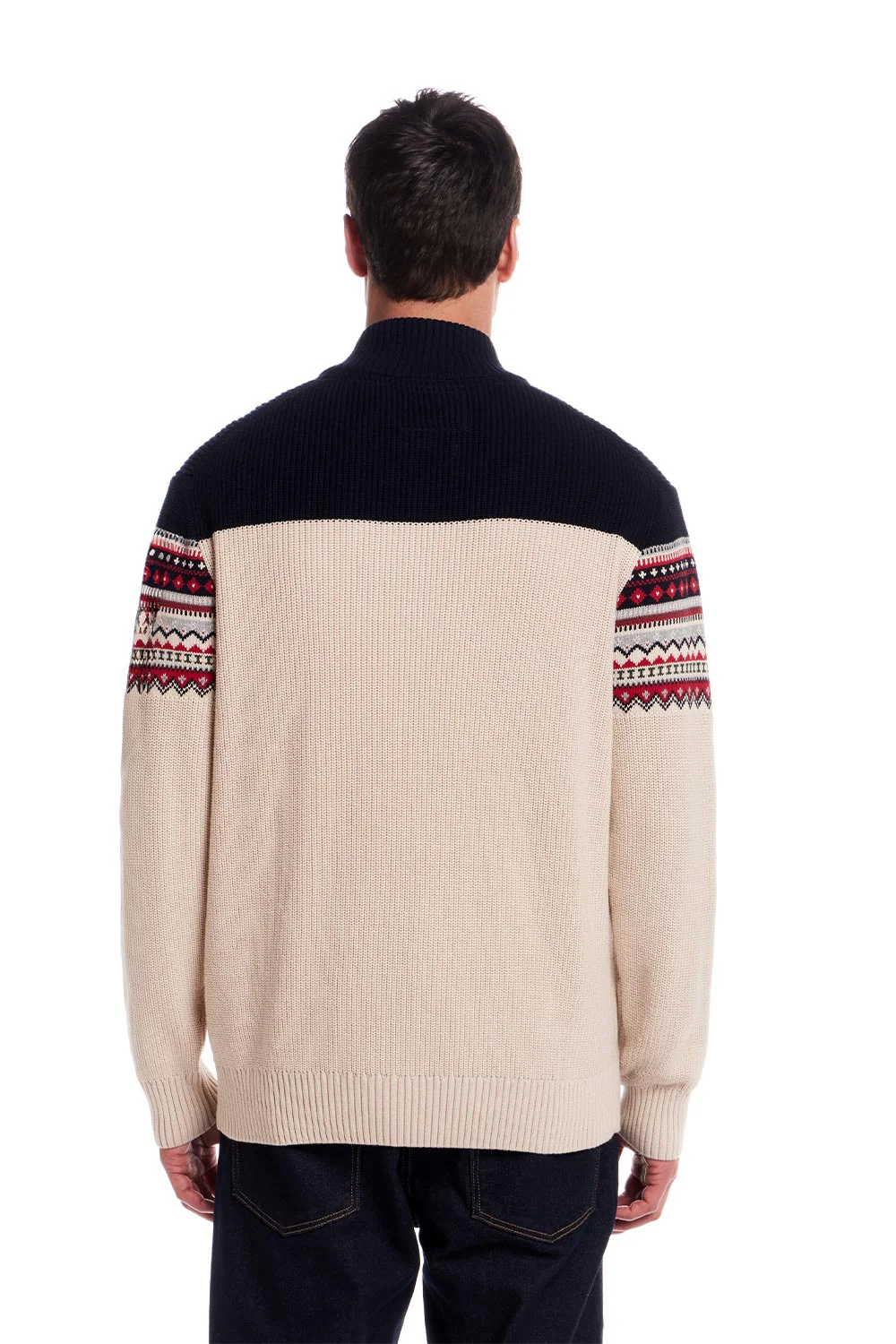 Weatherproof Vintage Maine Quarter Zip for Men in Dark Navy | F2540799GK-DKNAVY - Image 3