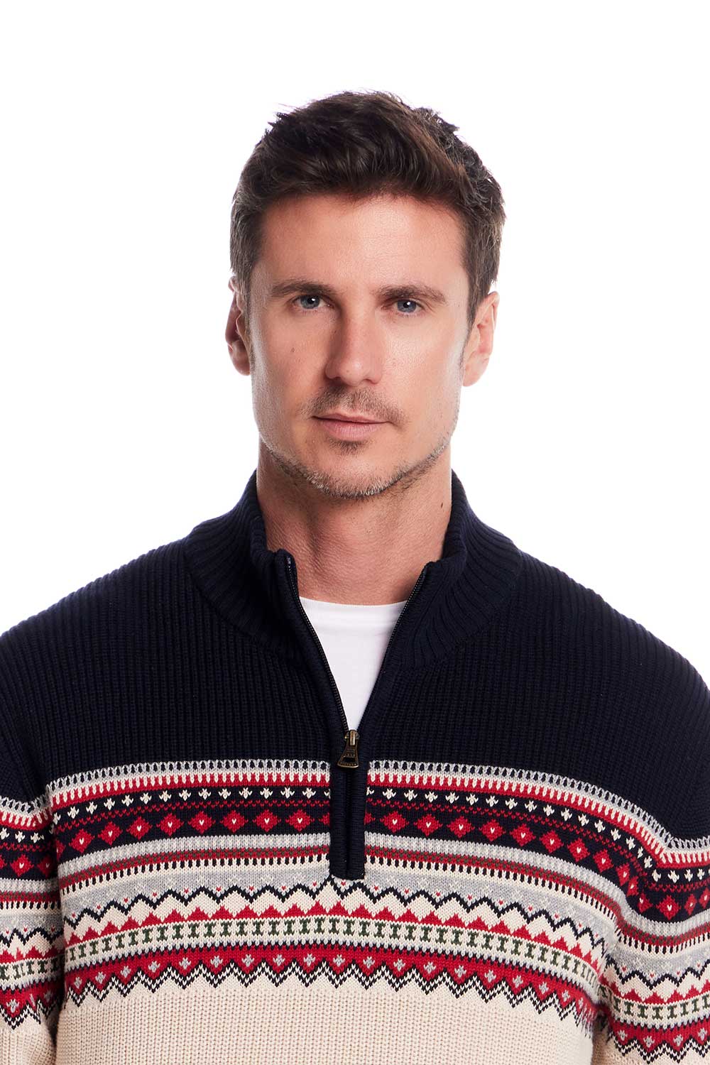 Weatherproof Vintage Maine Quarter Zip for Men in Dark Navy | F2540799GK-DKNAVY - Image 5