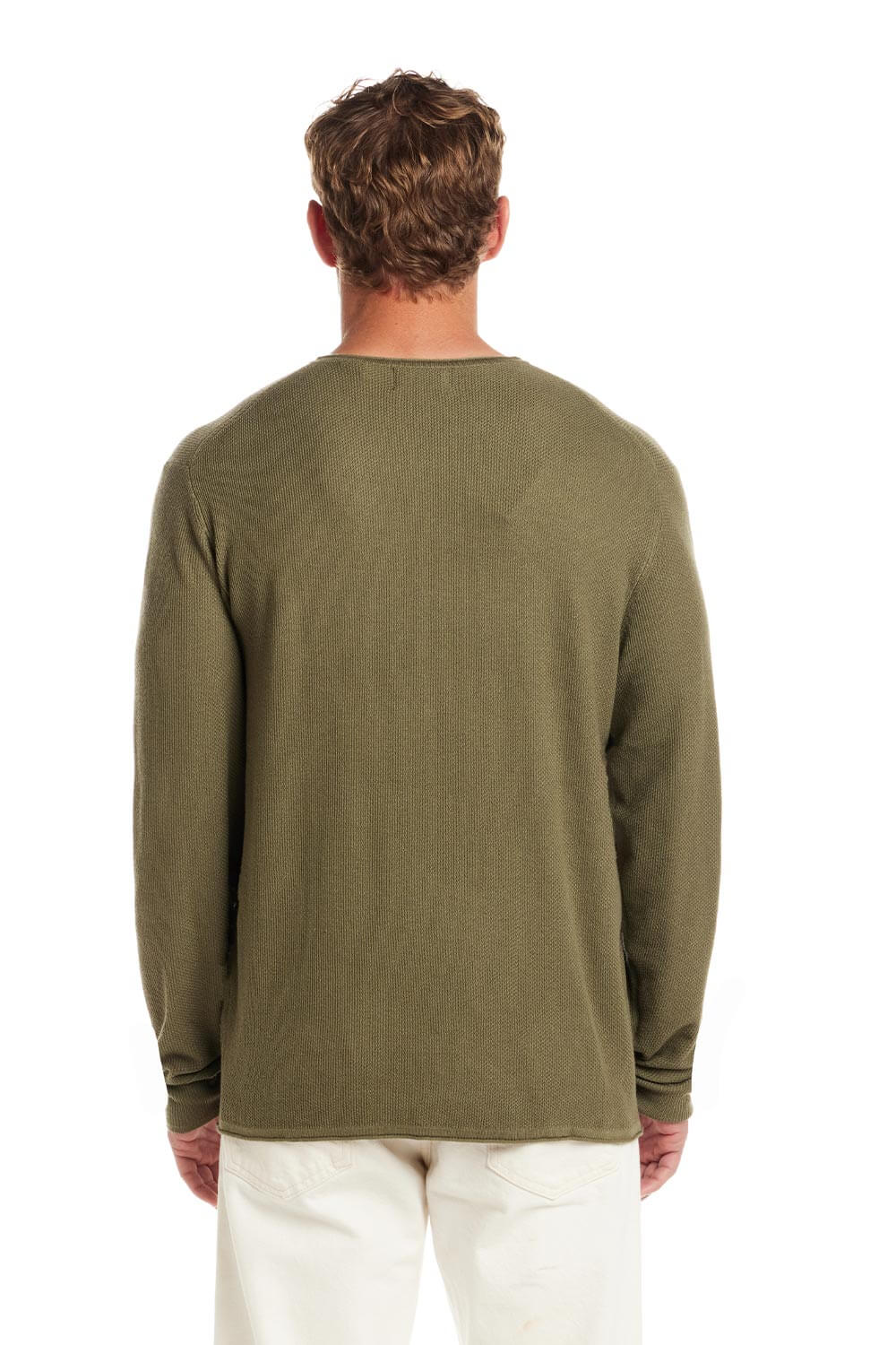 Weatherproof Vintage Merino Blend Roll Neck Sweater for Men in Tea Leaf | F2540652GK-TEALEAF - Image 2