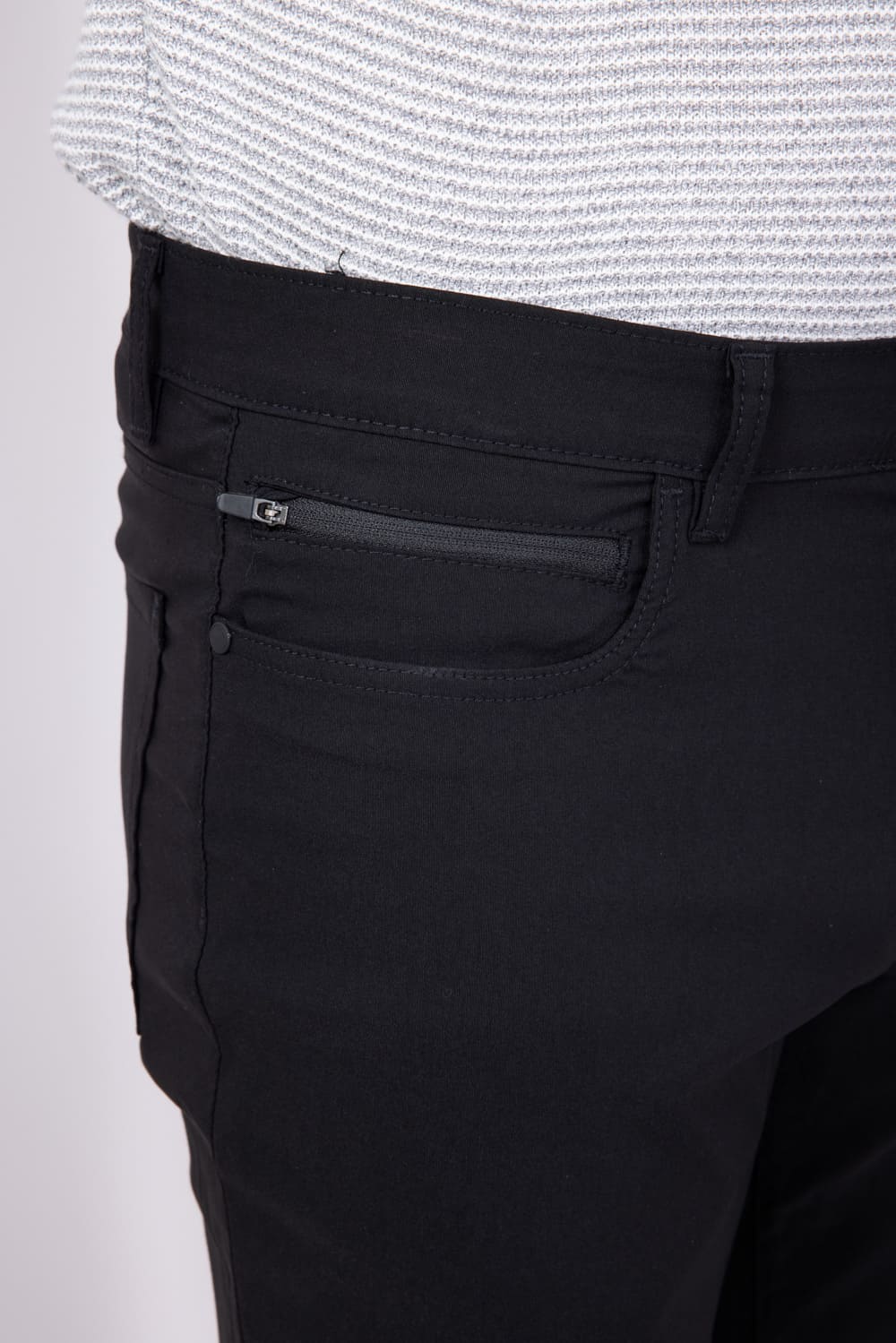 Weatherproof Vintage Momentum 5 Pocket Pants for Men in Black | W4S901-004 BLACK - Image 3