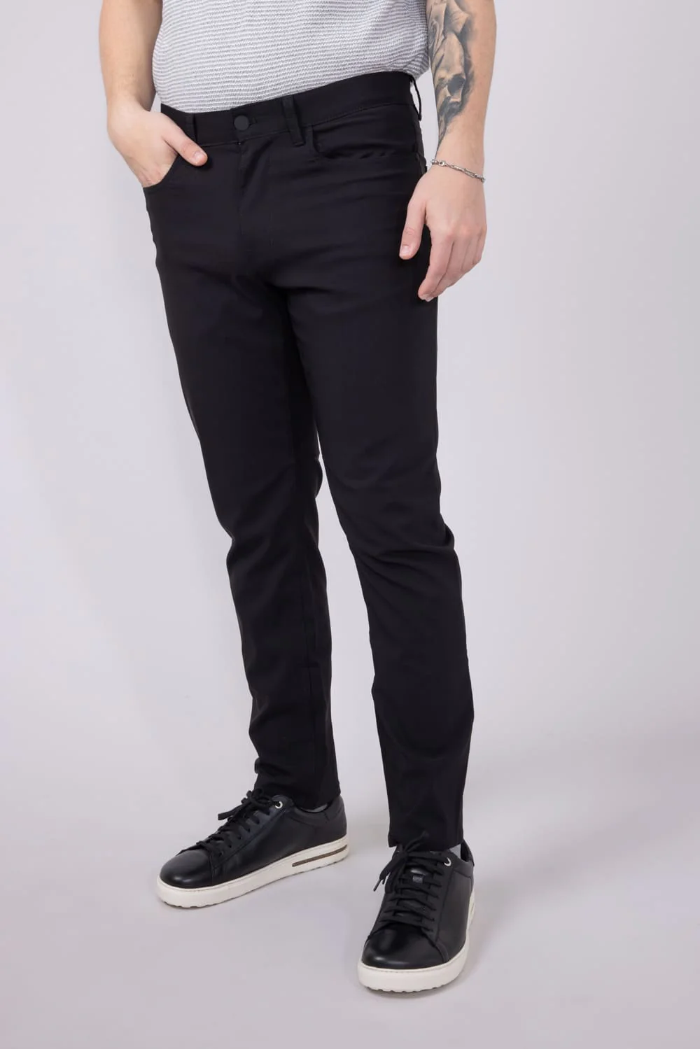 Weatherproof Vintage Momentum 5 Pocket Pants for Men in Black | W4S901-004 BLACK - Image 5