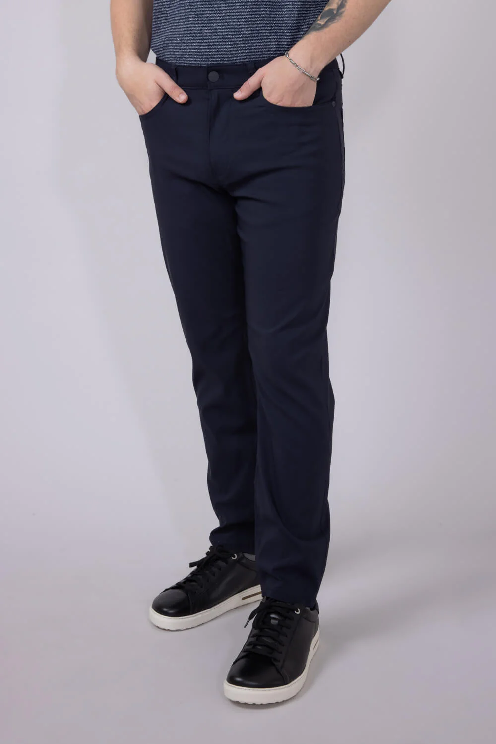 Weatherproof Vintage Momentum 5 Pocket Pants for Men in Deep Navy | W5S901-425-DPNAVY - Image 4