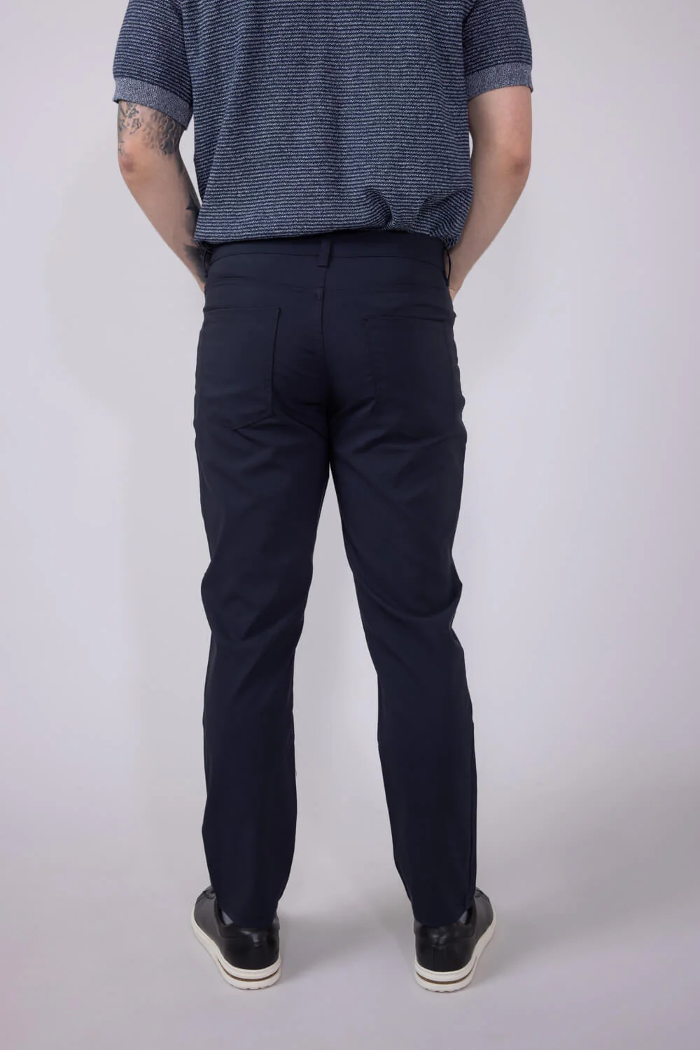 Weatherproof Vintage Momentum 5 Pocket Pants for Men in Deep Navy | W5S901-425-DPNAVY - Image 5