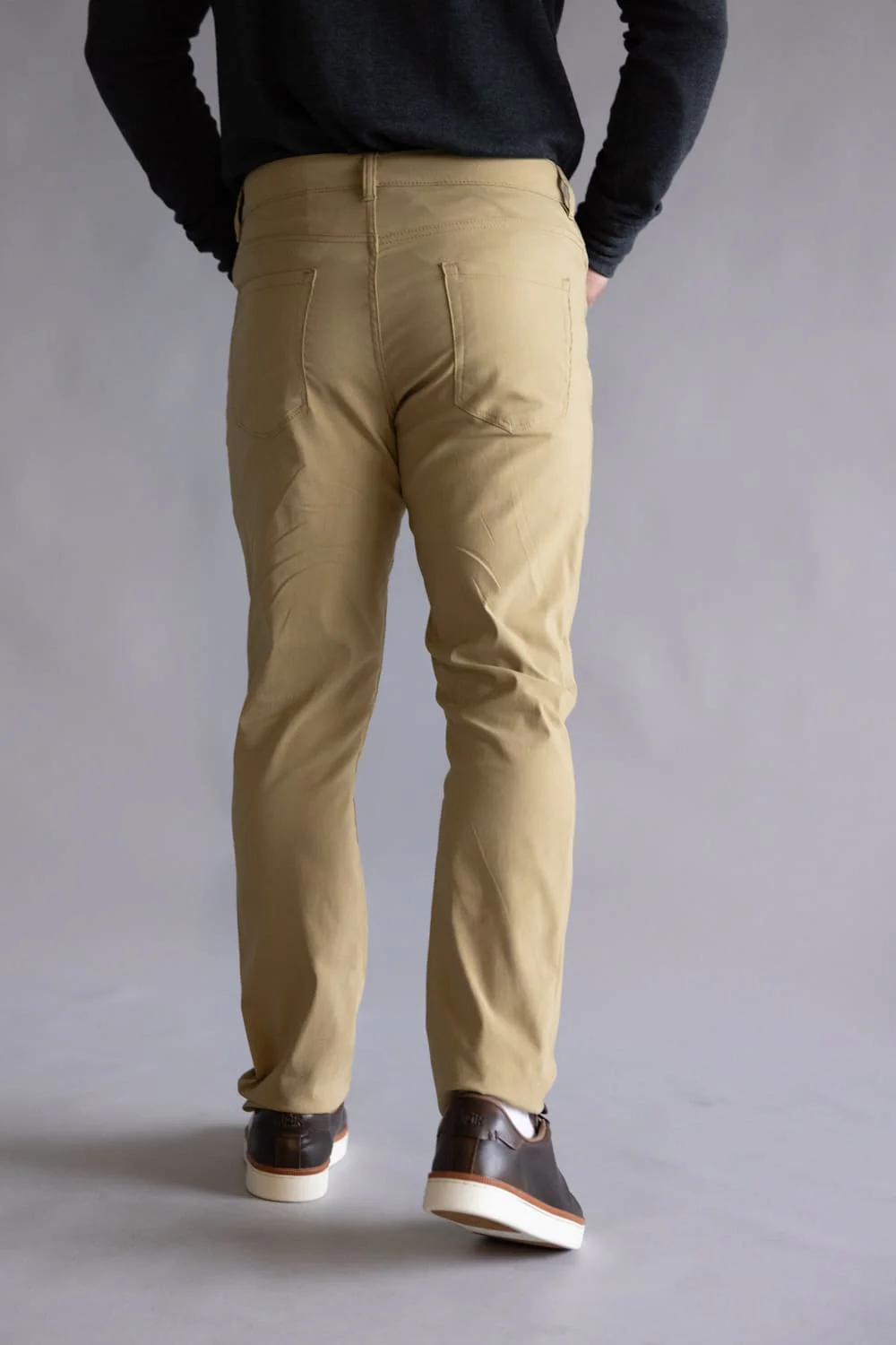 Weatherproof Vintage Momentum 5 Pocket Pants for Men in Khaki | W5S901-262KHAKI - Image 3