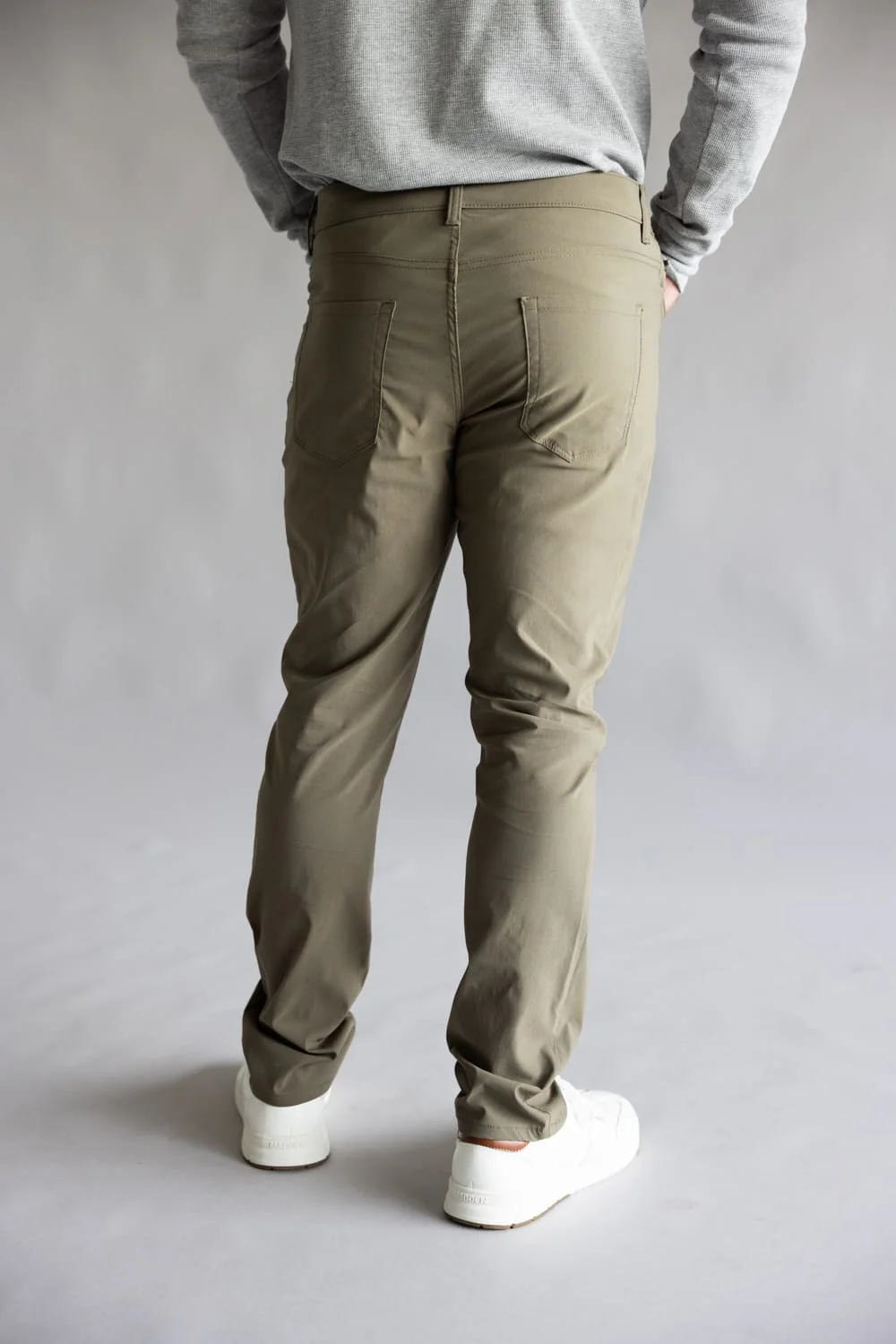 Weatherproof Vintage Momentum 5 Pocket Pants for Men in Mushroom | WS5901-239 MUSHROOM - Image 3