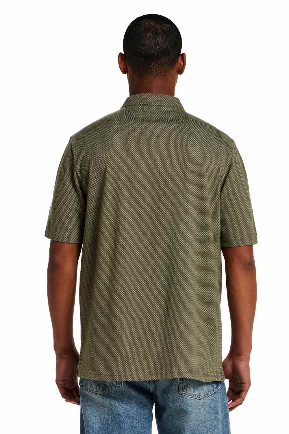 Weatherproof Vintage Neat Coat Knit Button Up Shirt for Men in Grapeleaf | S2631579GK-GRAPE LEAF - Image 4